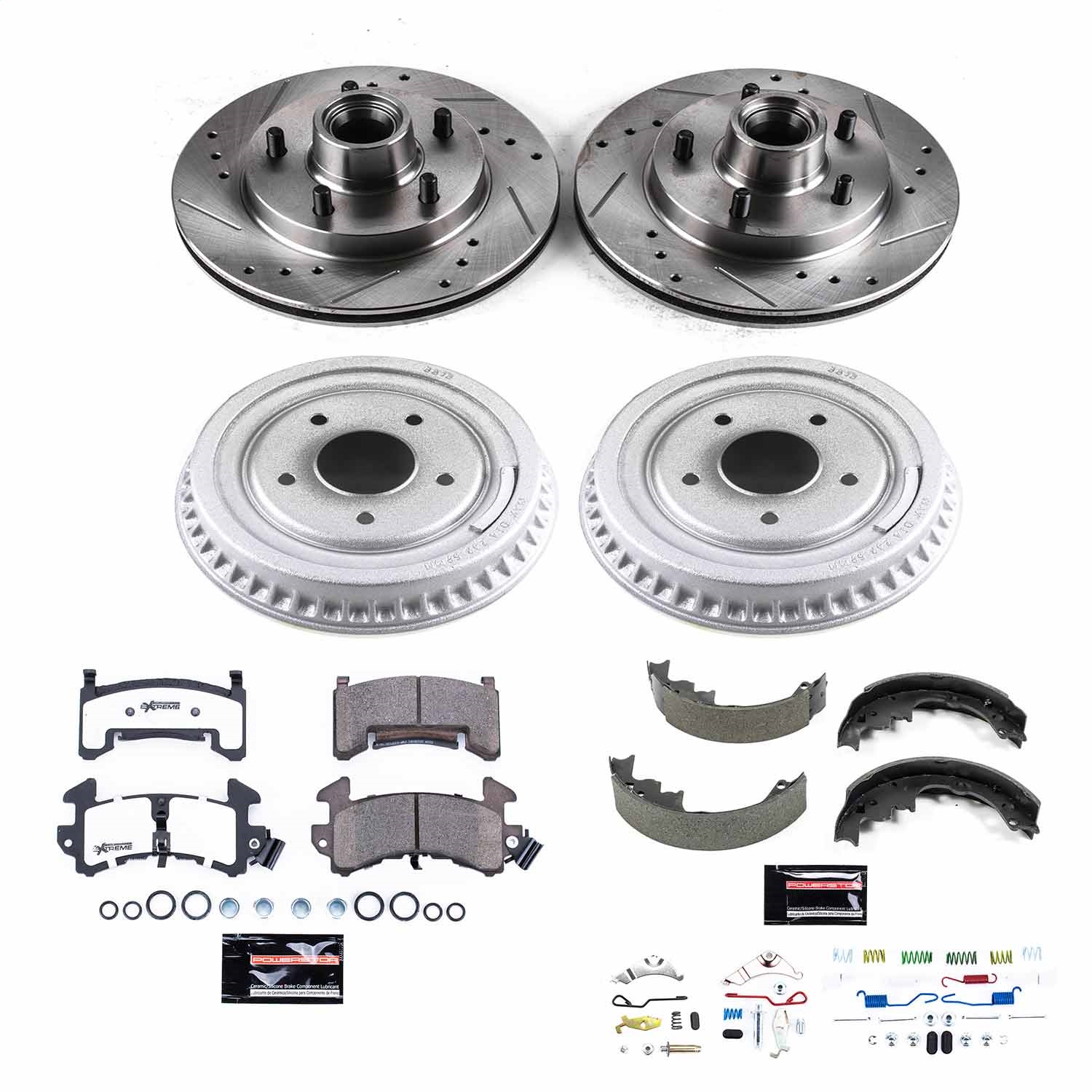 Power Stop - K15043DK-26 - Complete Vehicle Disc/Drum Brake Kit