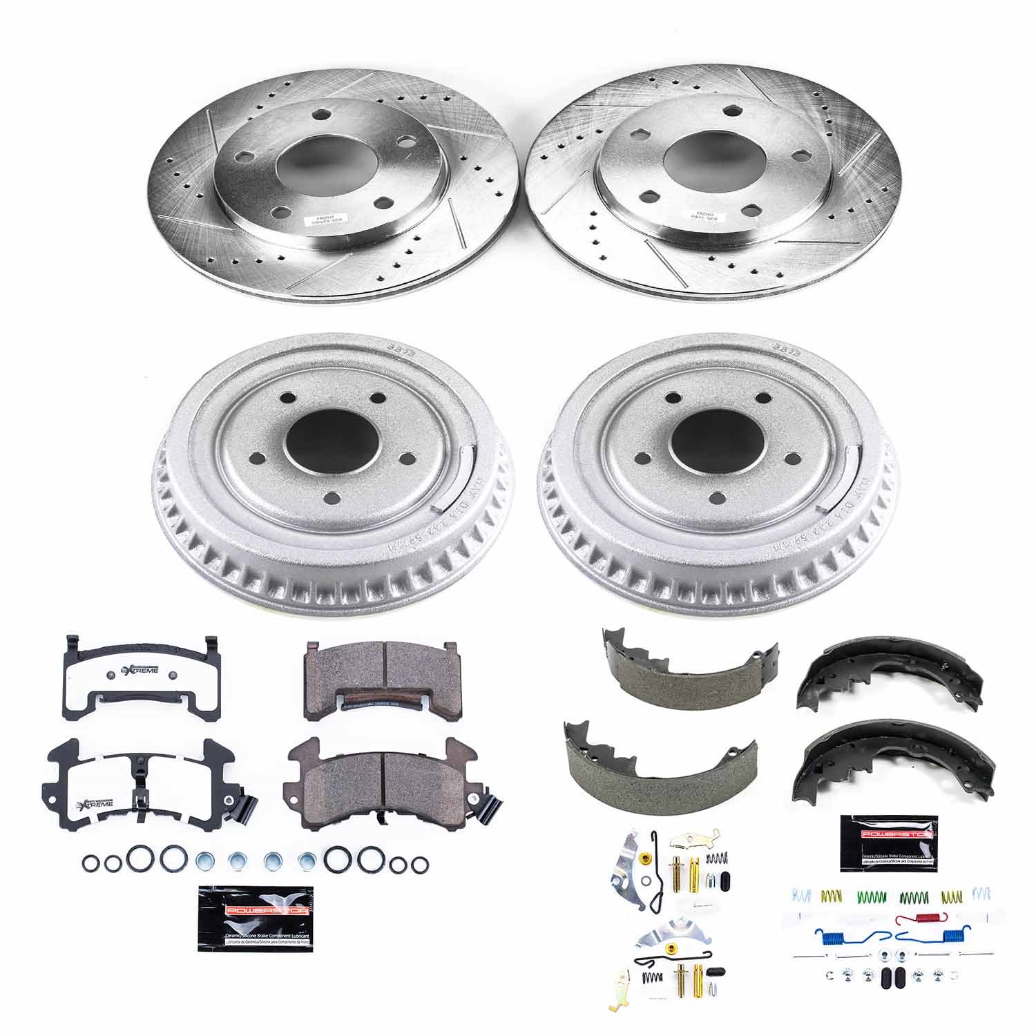 Power Stop - K15045DK-26 - Complete Vehicle Disc/Drum Brake Kit