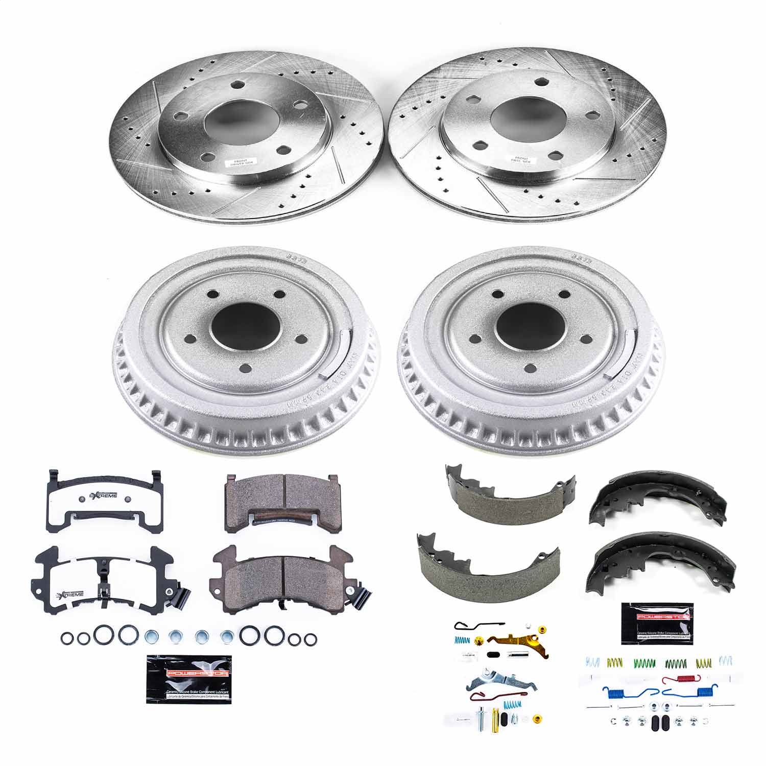 Power Stop - K15050DK-26 - Complete Vehicle Disc/Drum Brake Kit