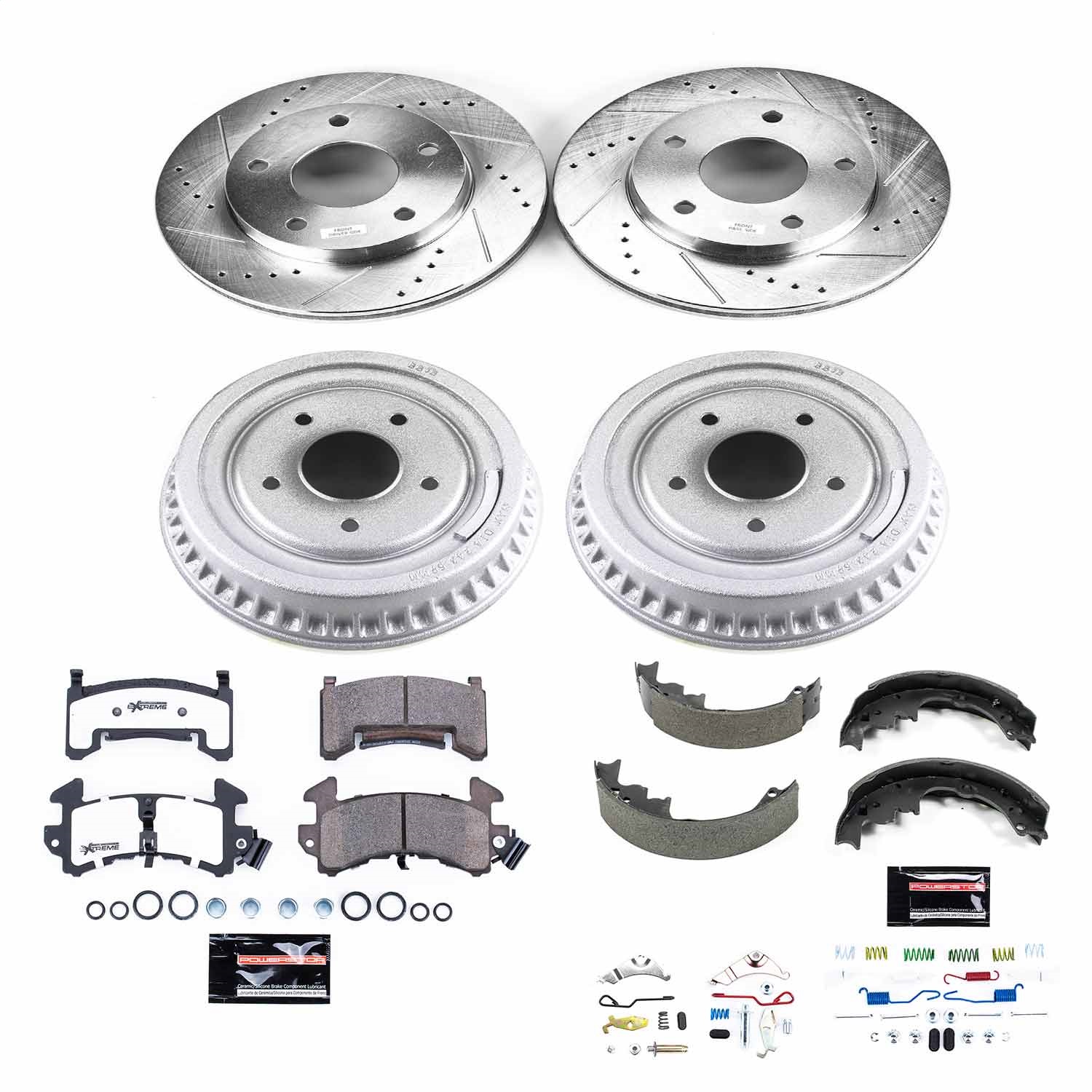 Power Stop - K15052DK-26 - Complete Vehicle Disc/Drum Brake Kit