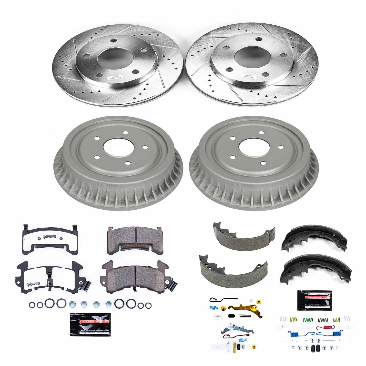 Power Stop - K15053DK-26 - Complete Vehicle Disc/Drum Brake Kit