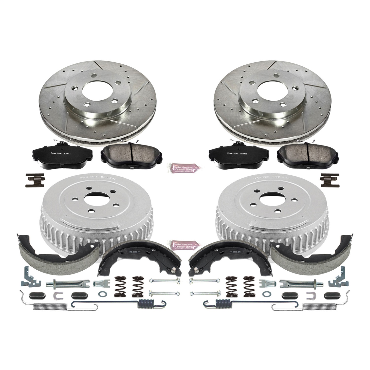Power Stop - K15129DK - Complete Vehicle Disc/Drum Brake Kit