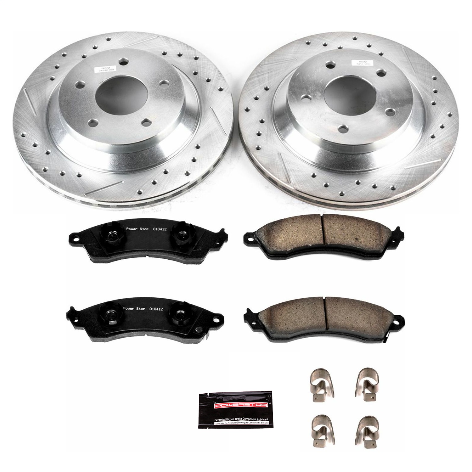 Power Stop - K1517 - Front - Disc Brake Pad and Rotor Kit