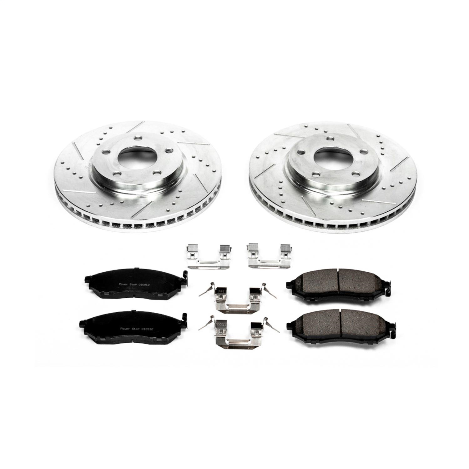 Power Stop - K152 - Front - Disc Brake Pad and Rotor Kit