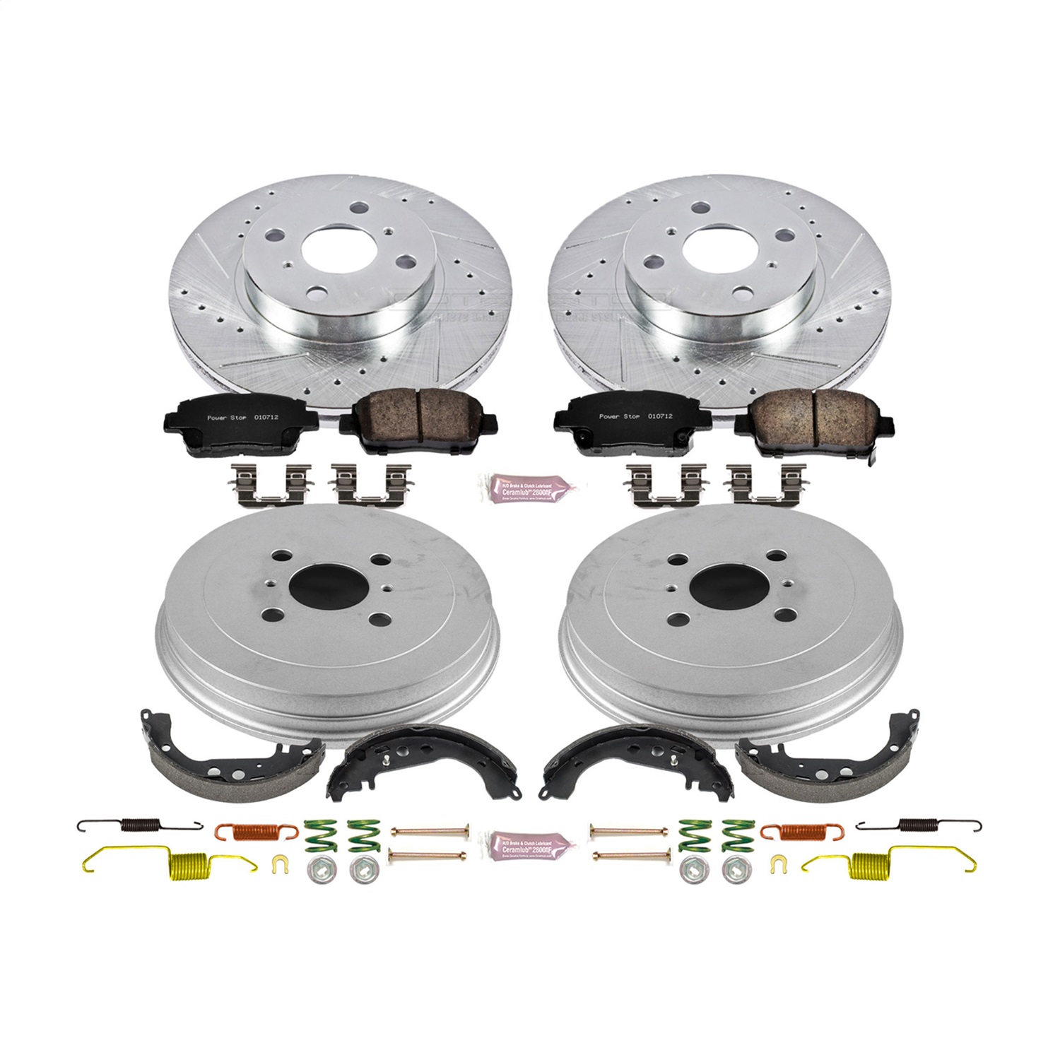 Power Stop - K15201DK - Complete Vehicle Disc/Drum Brake Kit