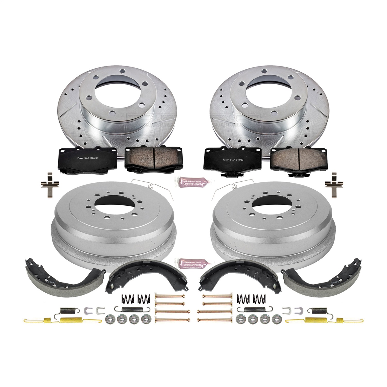 Power Stop - K15212DK - Complete Vehicle Disc/Drum Brake Kit
