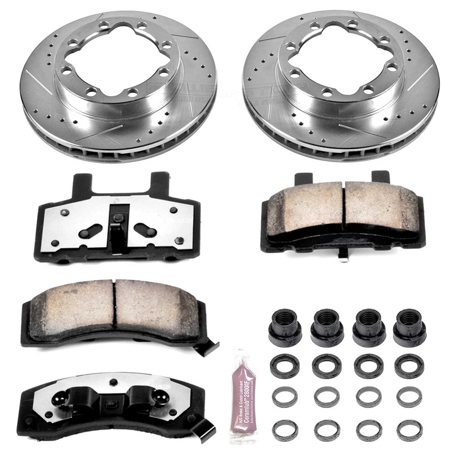 Power Stop - K1524-36 - Front - Disc Brake Pad and Rotor Kit