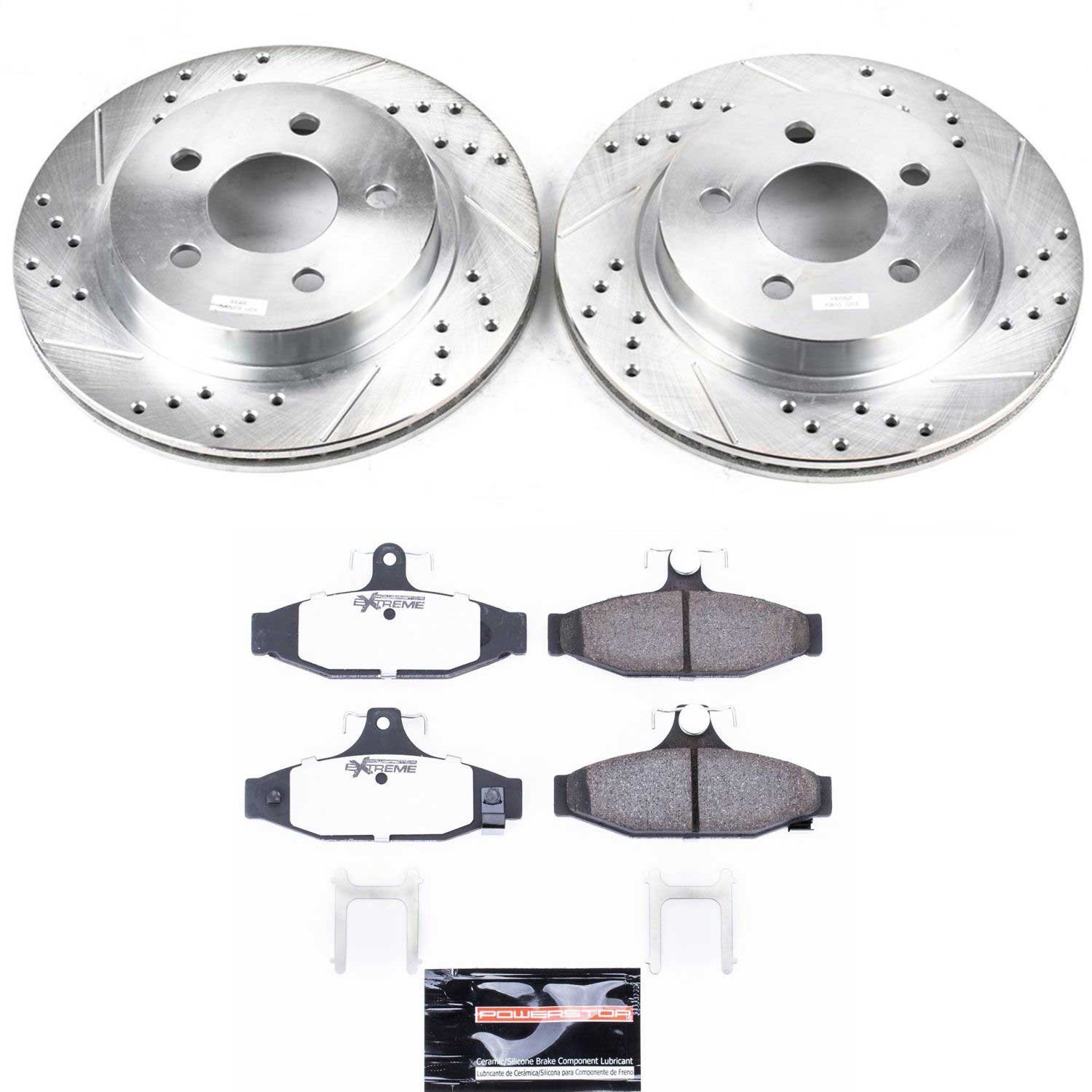 Power Stop - K1531-26 - Rear - Disc Brake Pad and Rotor Kit