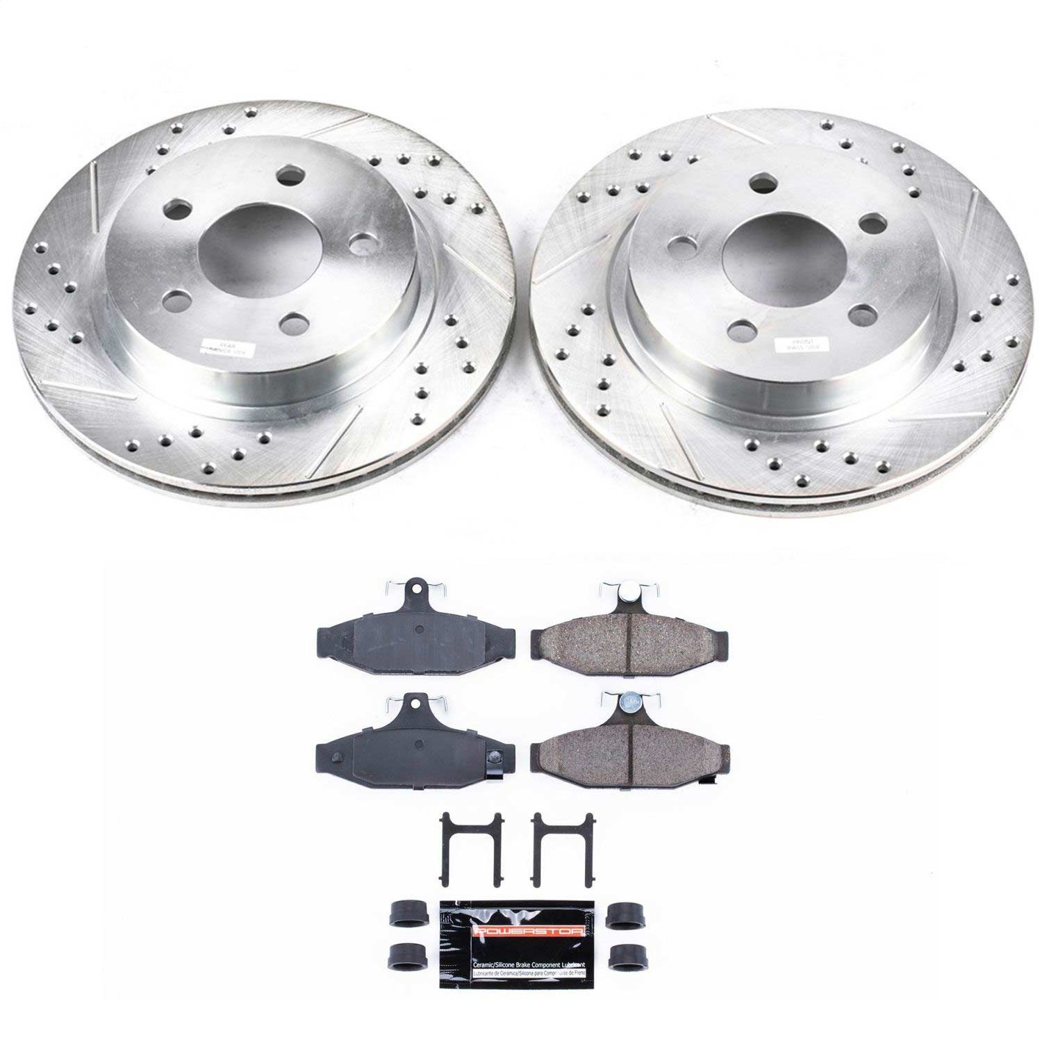 Power Stop - K1531 - Rear - Disc Brake Pad and Rotor Kit