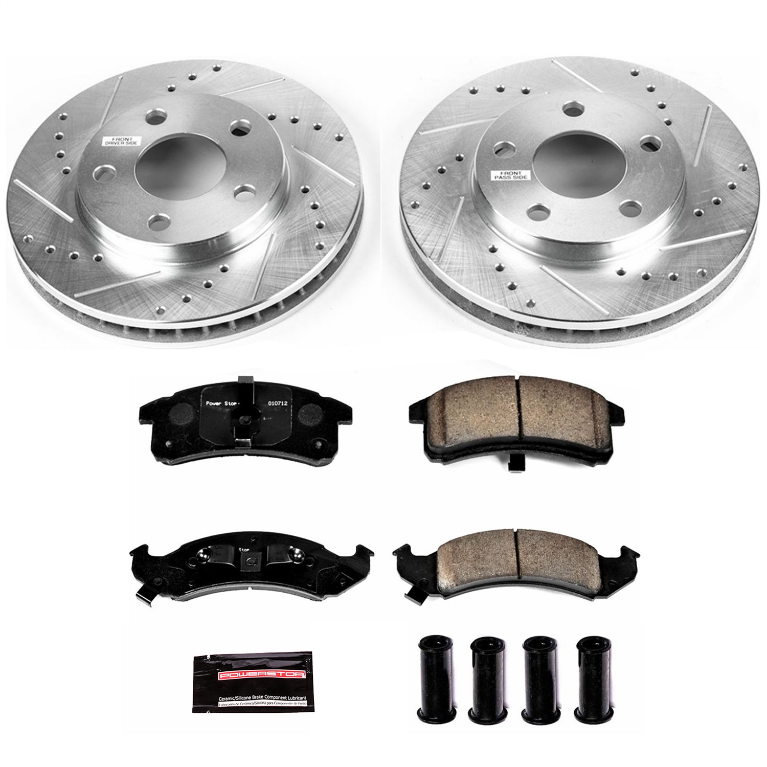 Power Stop - K1534 - Front - Disc Brake Pad and Rotor Kit