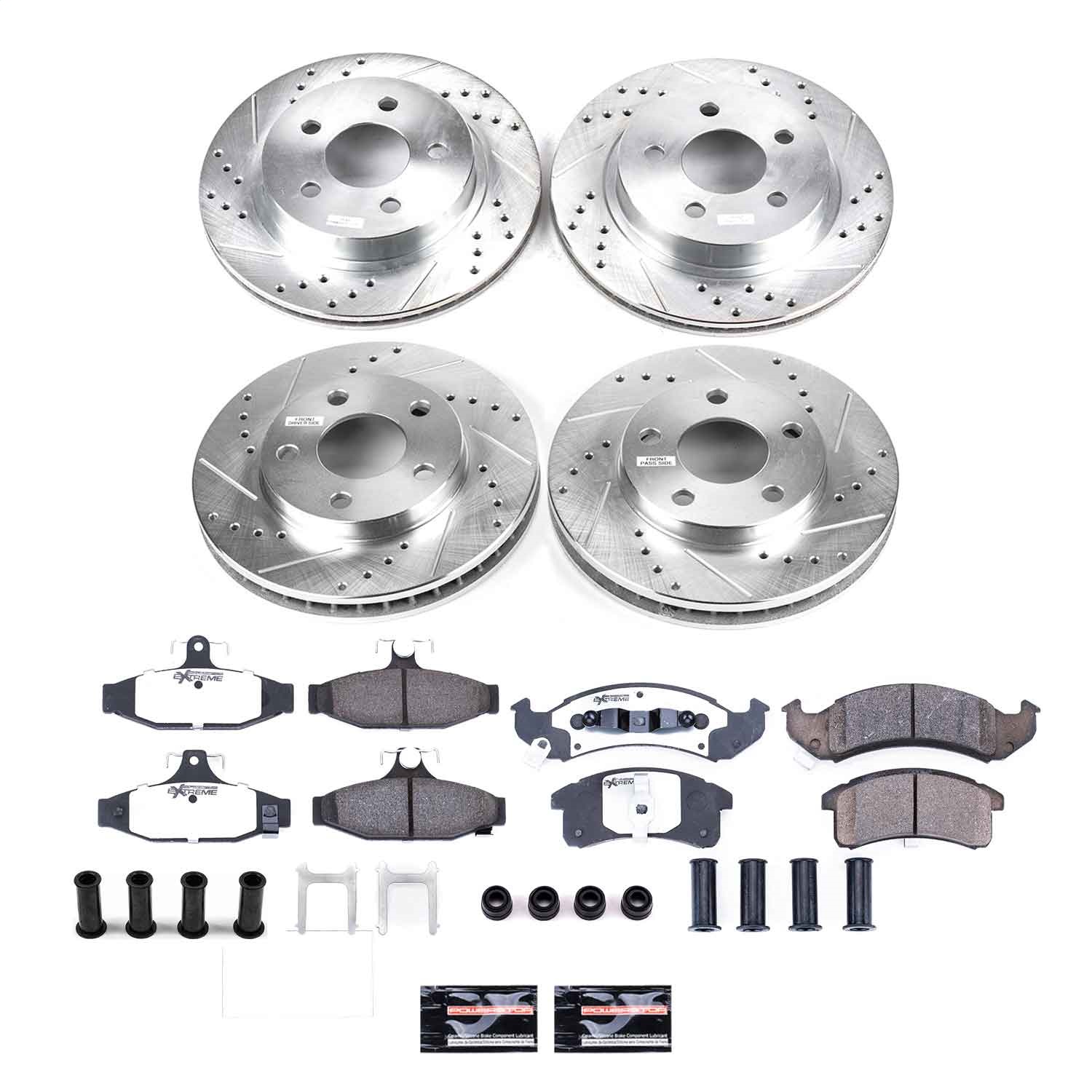 Power Stop - K1535-26 - Front and Rear - Disc Brake Pad and Rotor Kit