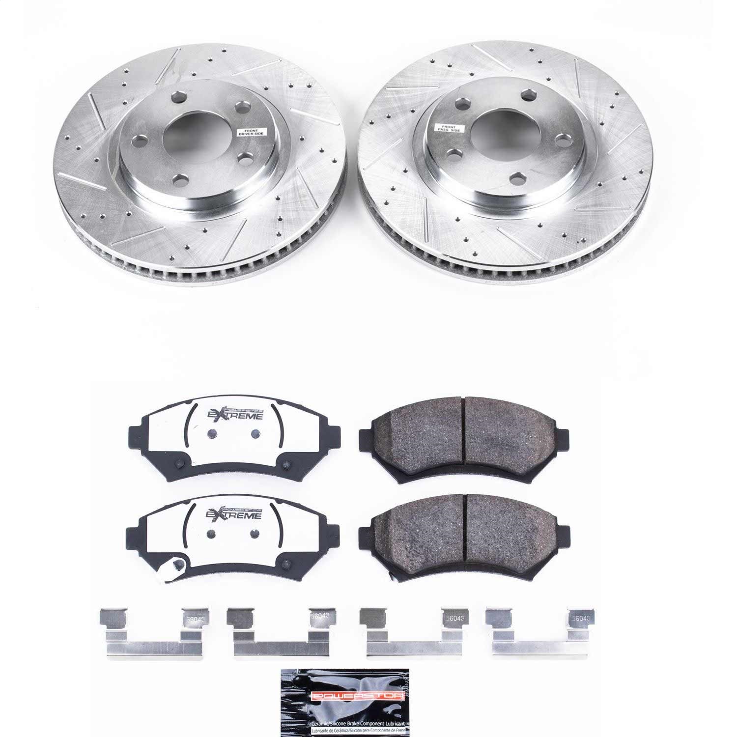 Power Stop - K1542-26 - Front - Disc Brake Pad and Rotor Kit