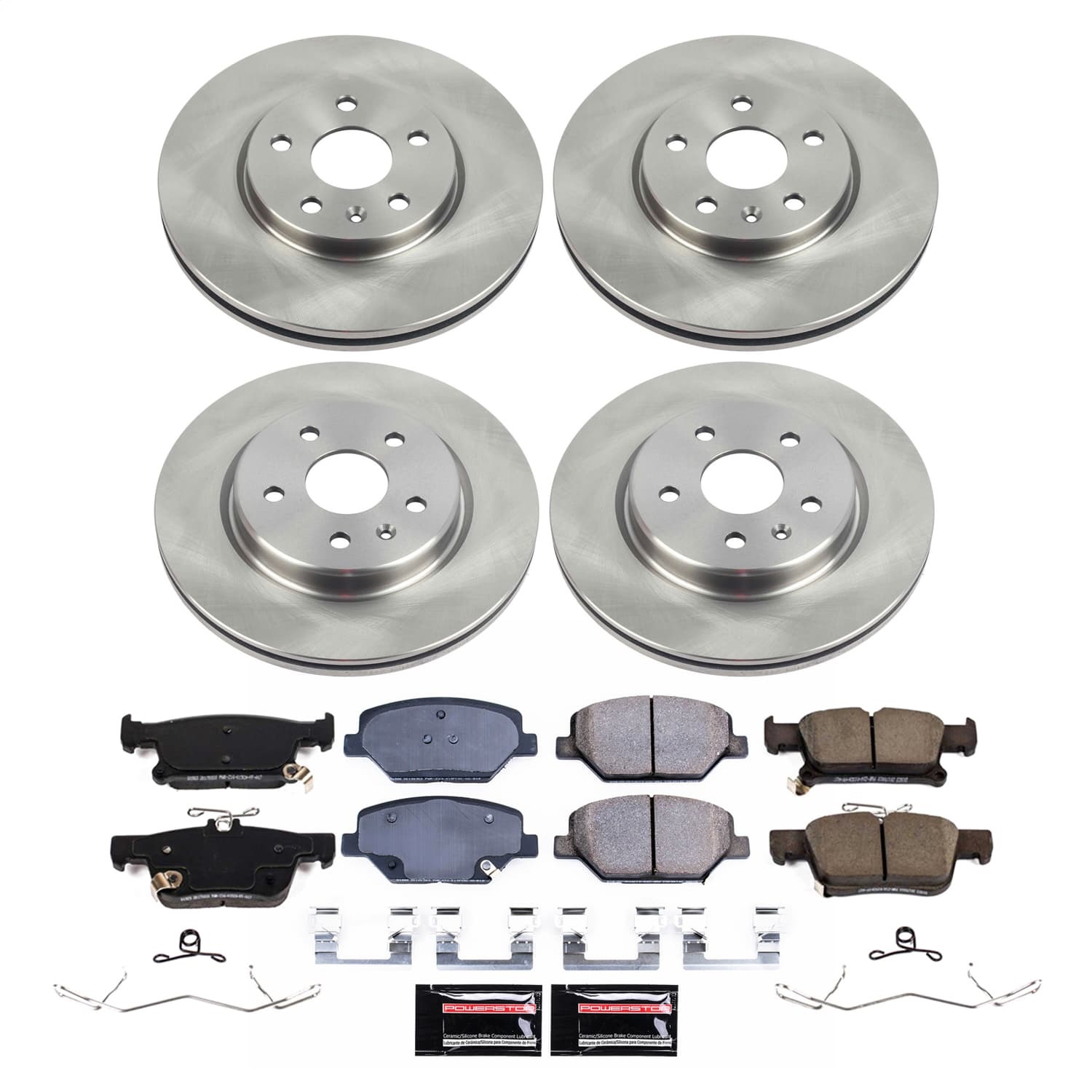 Power Stop - K15496DK-36 - Complete Vehicle Disc/Drum Brake Kit
