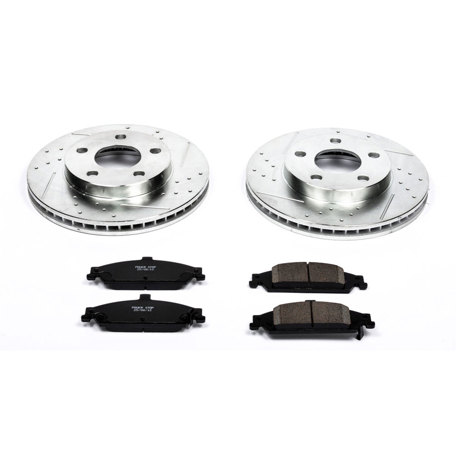 Power Stop - K1551 - Front - Disc Brake Pad and Rotor Kit