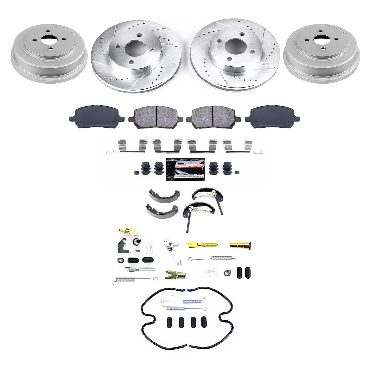 Power Stop - K15520DK - Complete Vehicle Disc/Drum Brake Kit