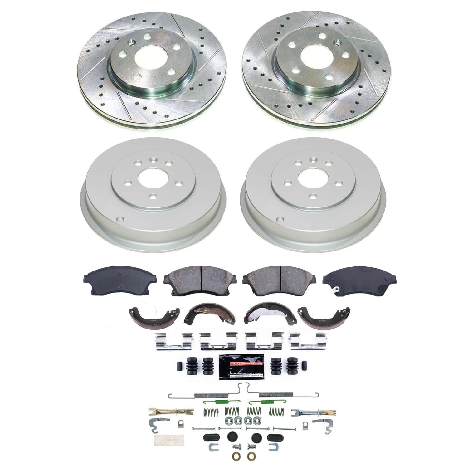 Power Stop - K15522DK - Complete Vehicle Disc/Drum Brake Kit