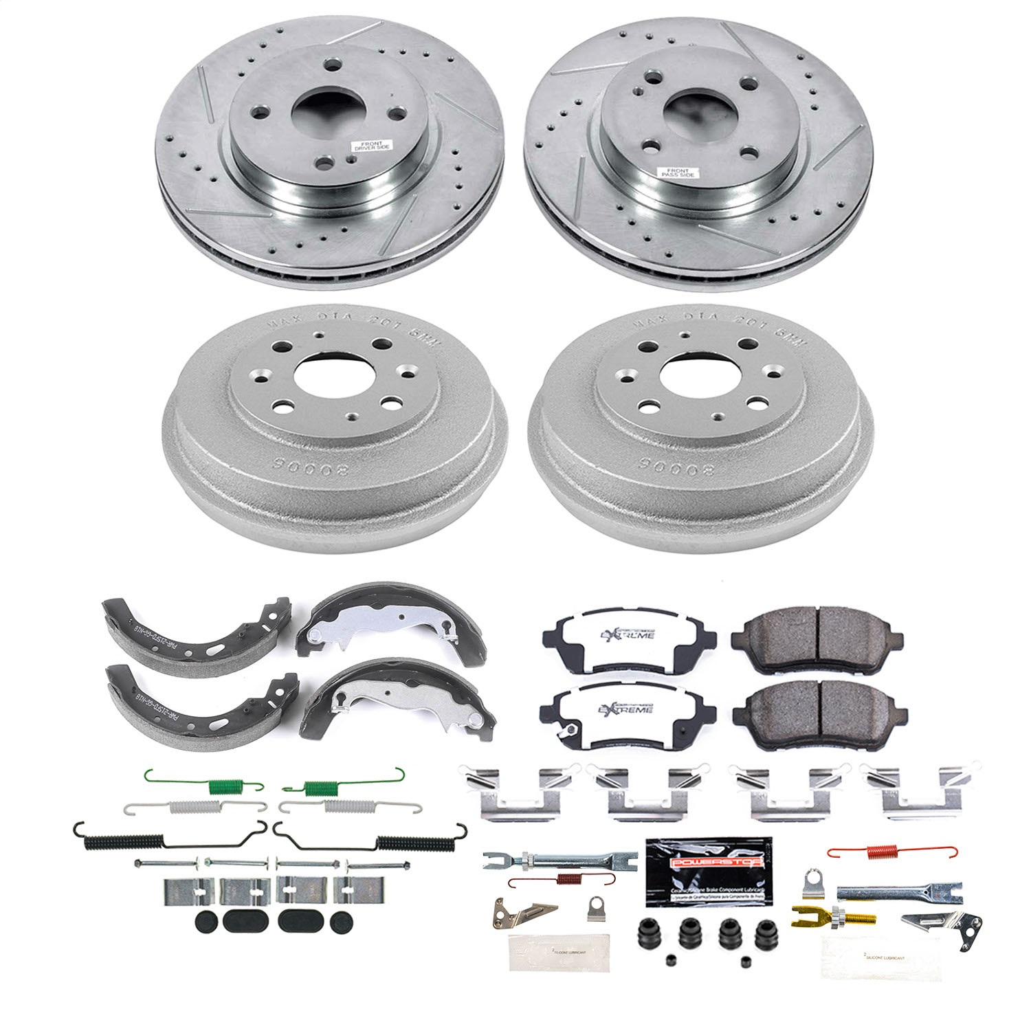 Power Stop - K15529DK-26 - Front and Rear - Disc Brake Pad and Rotor Kit