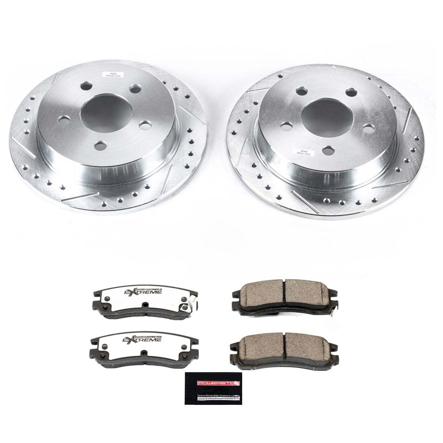 Power Stop - K1558-26 - Rear - Disc Brake Pad and Rotor Kit