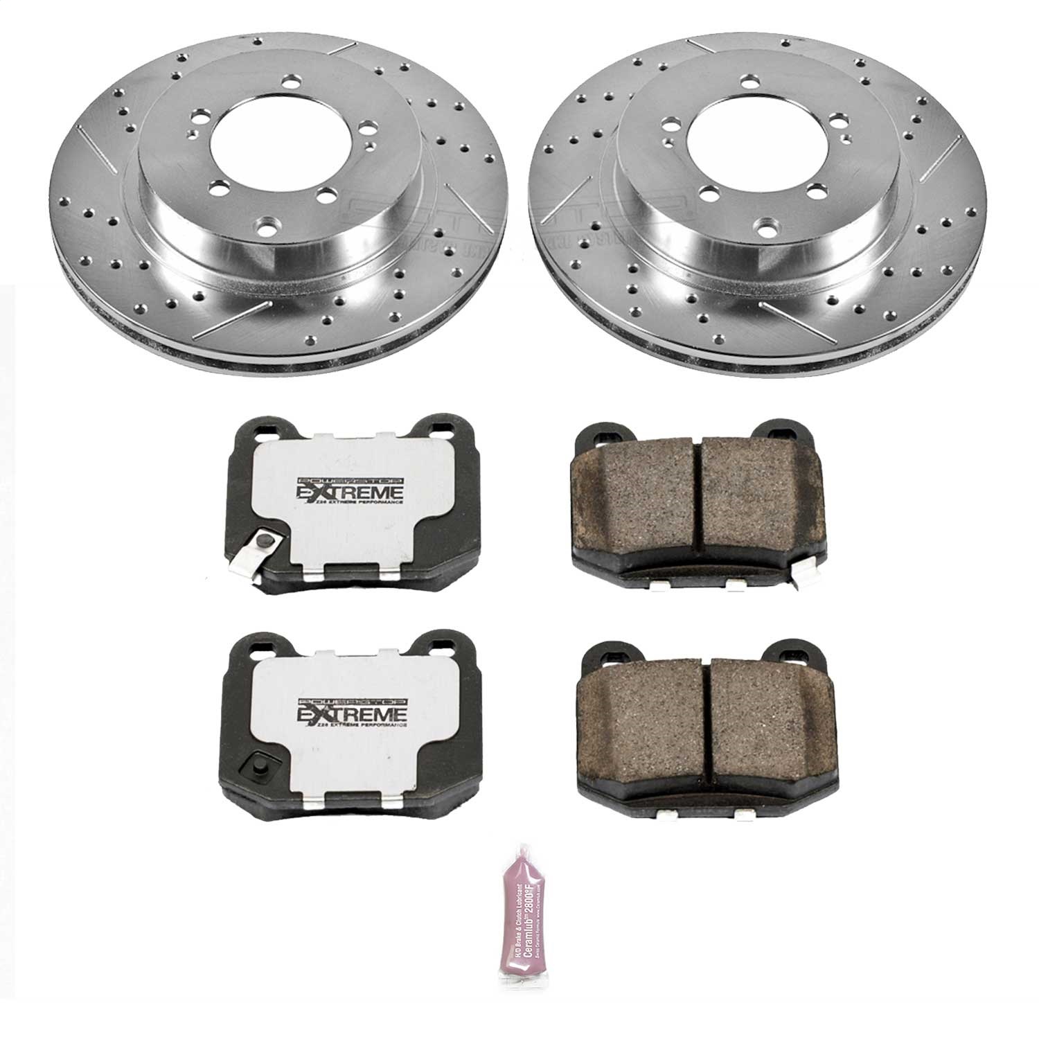 Power Stop - K156-26 - Rear - Disc Brake Pad and Rotor Kit