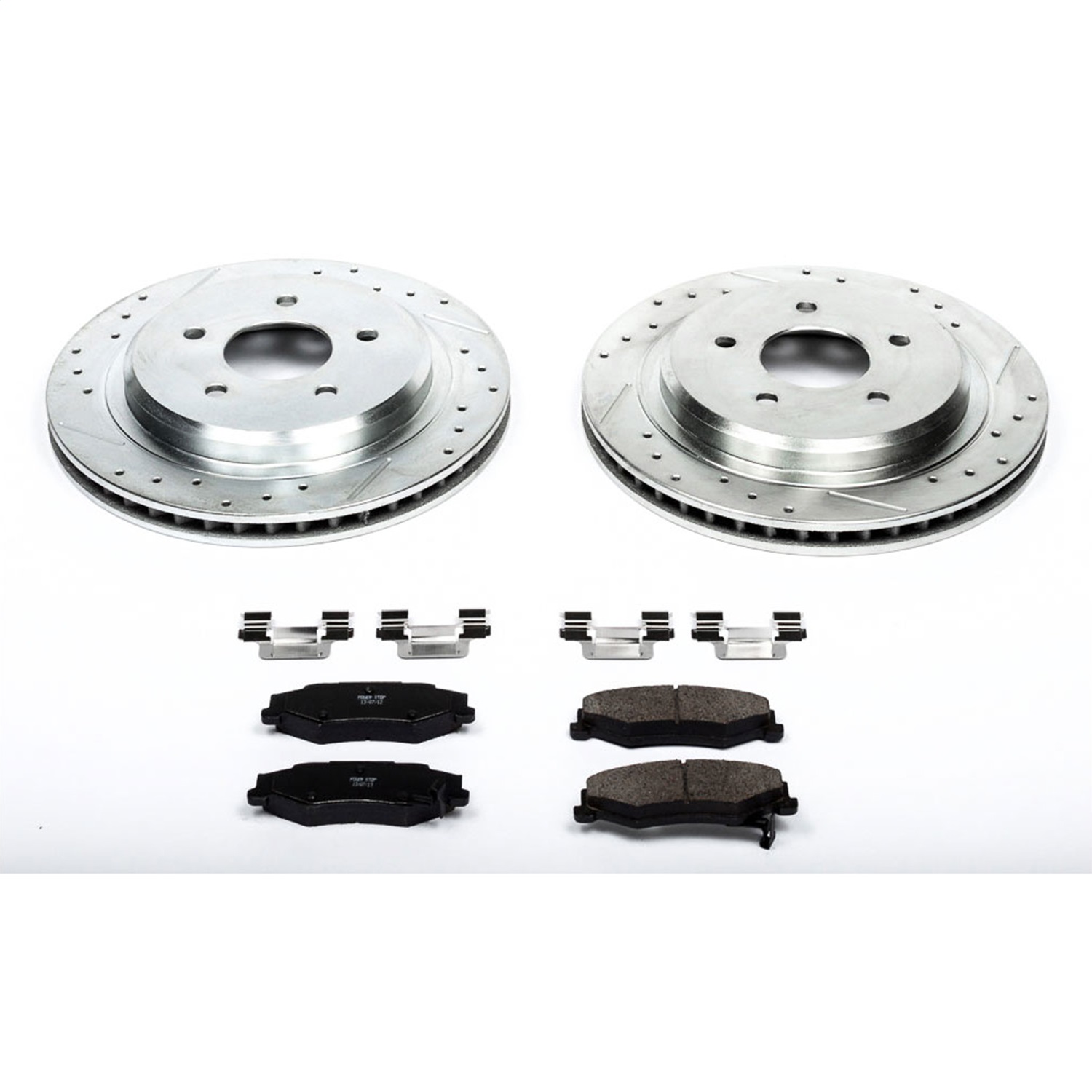 Power Stop - K1563 - Rear - Disc Brake Pad and Rotor Kit