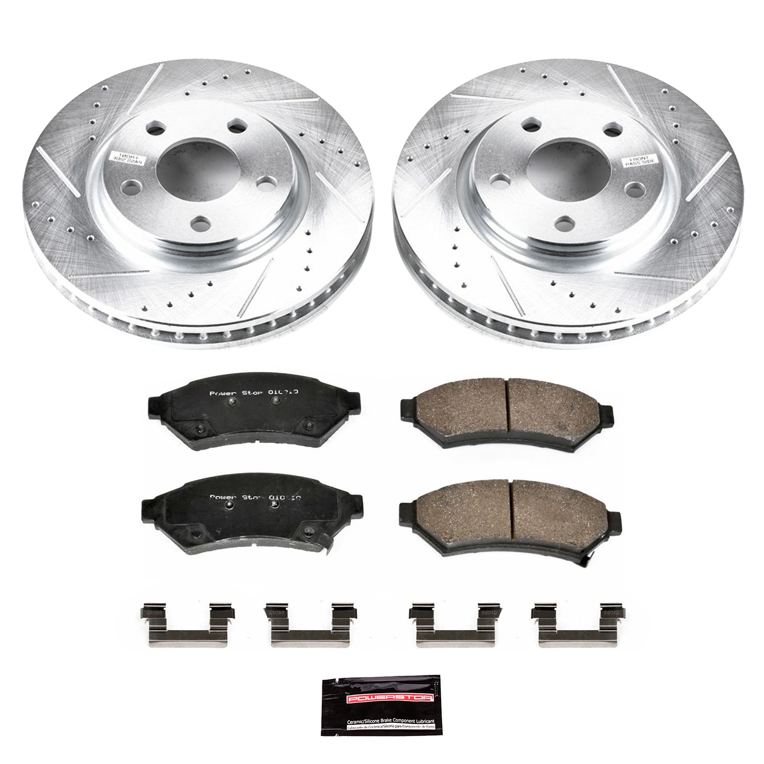 Power Stop - K1588 - Front - Disc Brake Pad and Rotor Kit