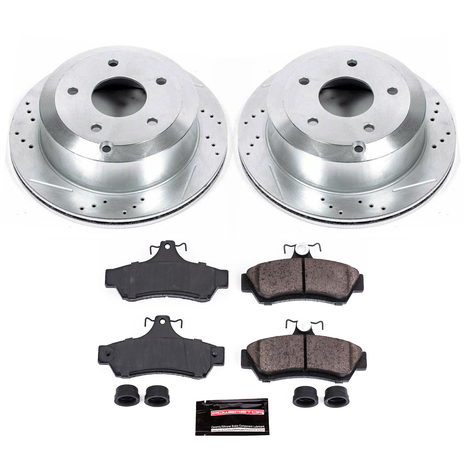 Power Stop - K1601 - Rear - Disc Brake Pad and Rotor Kit