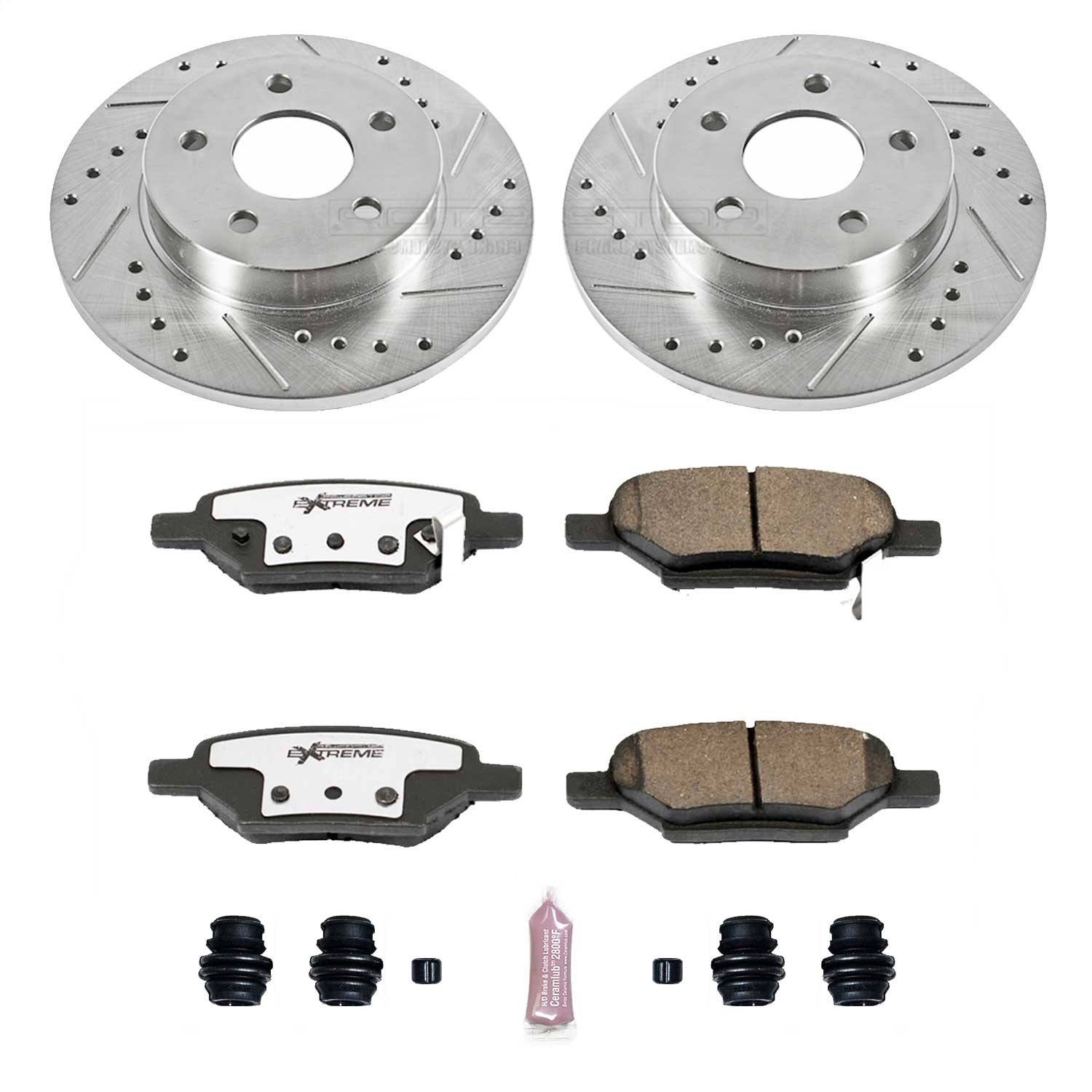 Power Stop - K1617-26 - Front - Disc Brake Pad and Rotor Kit