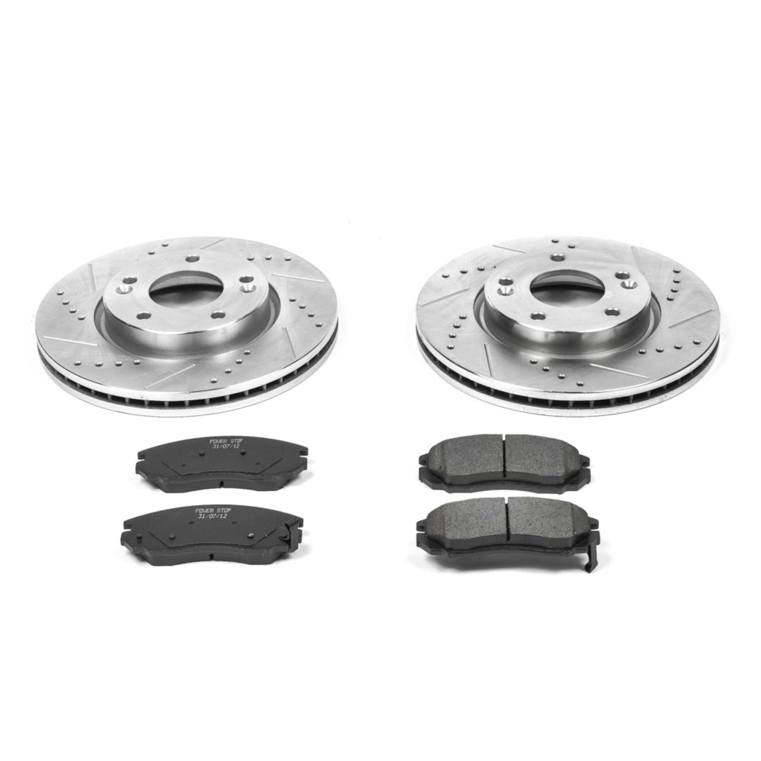 Power Stop - K163 - Front - Disc Brake Pad and Rotor Kit