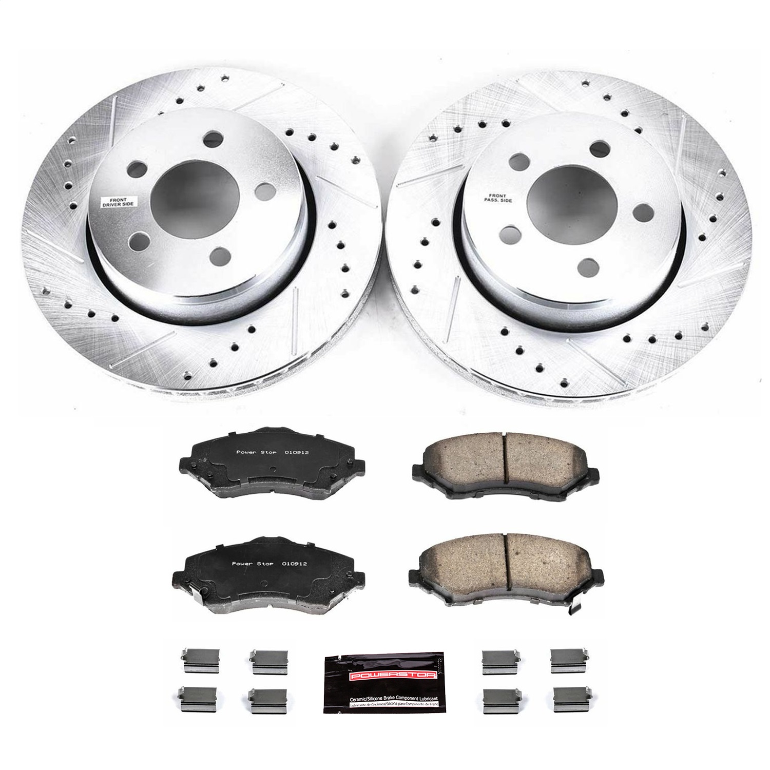Power Stop - K1631 - Front - Disc Brake Pad and Rotor Kit