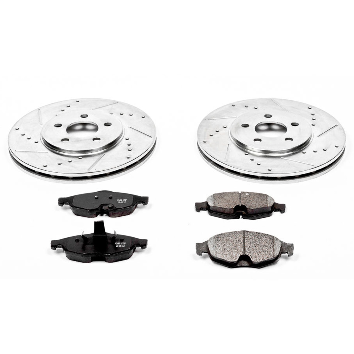 Power Stop - K1684 - Front - Disc Brake Pad and Rotor Kit