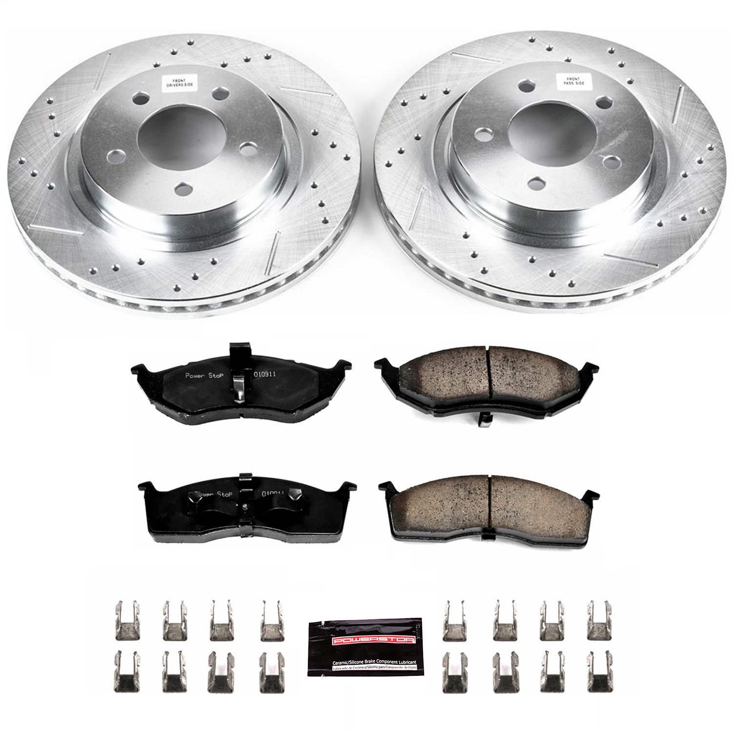 Power Stop - K1692 - Front - Disc Brake Pad and Rotor Kit