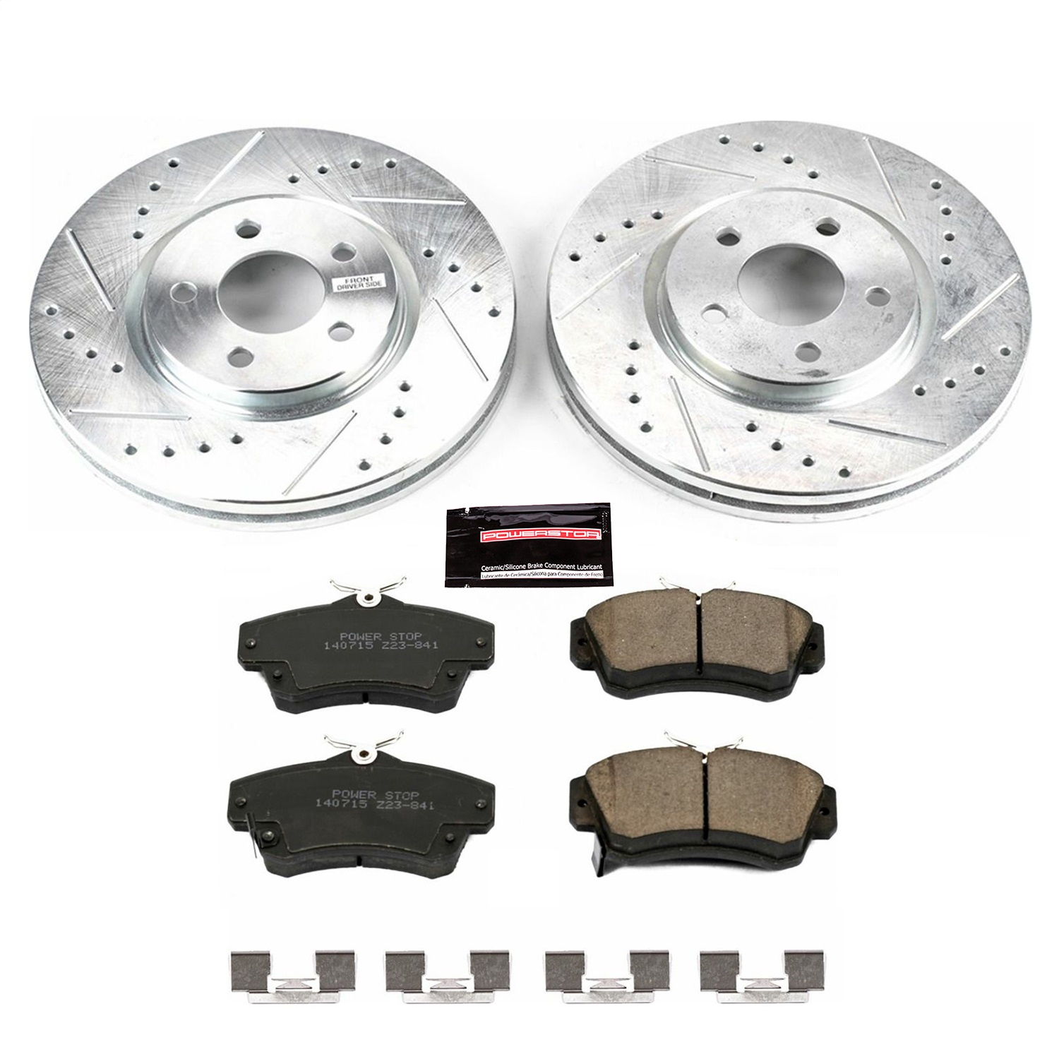 Power Stop - K1706 - Front - Disc Brake Pad and Rotor Kit