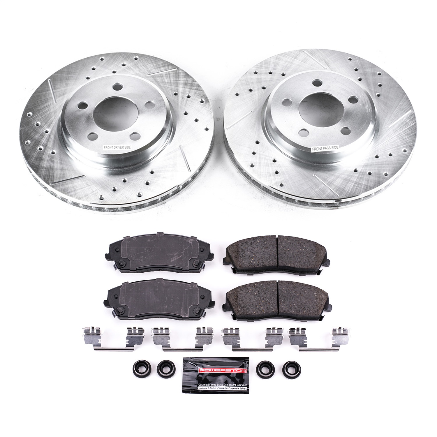 Power Stop - K1714 - Front - Disc Brake Pad and Rotor Kit