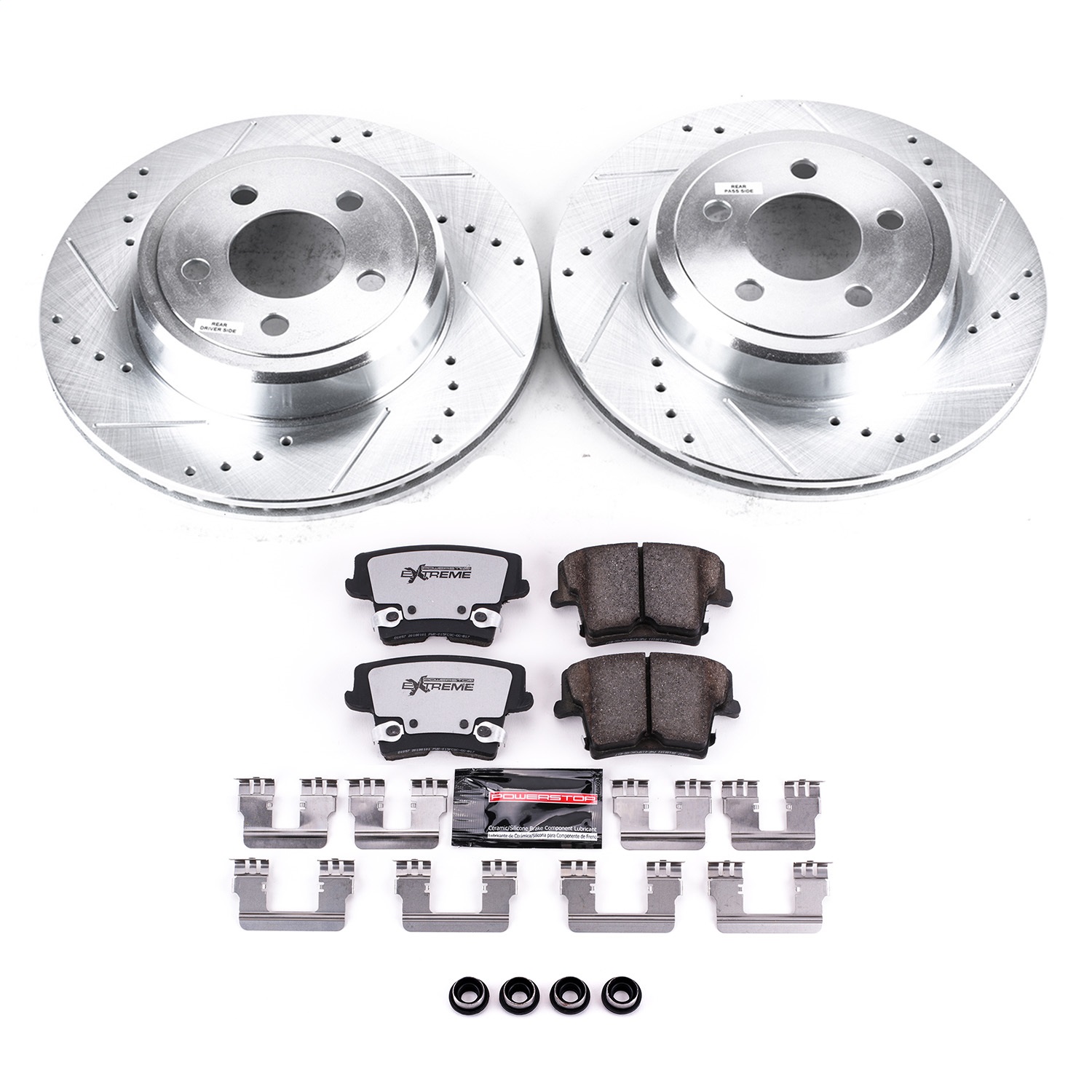 Power Stop - K1720-26 - Rear - Disc Brake Pad and Rotor Kit