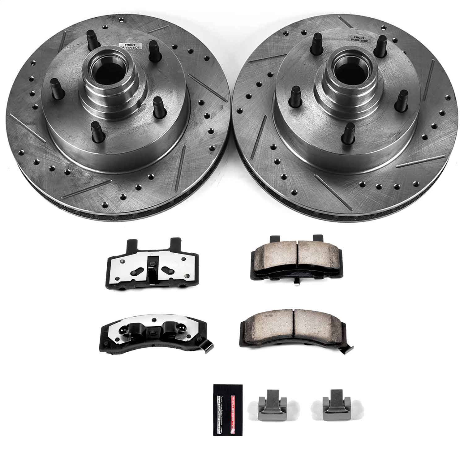 Power Stop - K1766-36 - Front - Disc Brake Pad and Rotor Kit