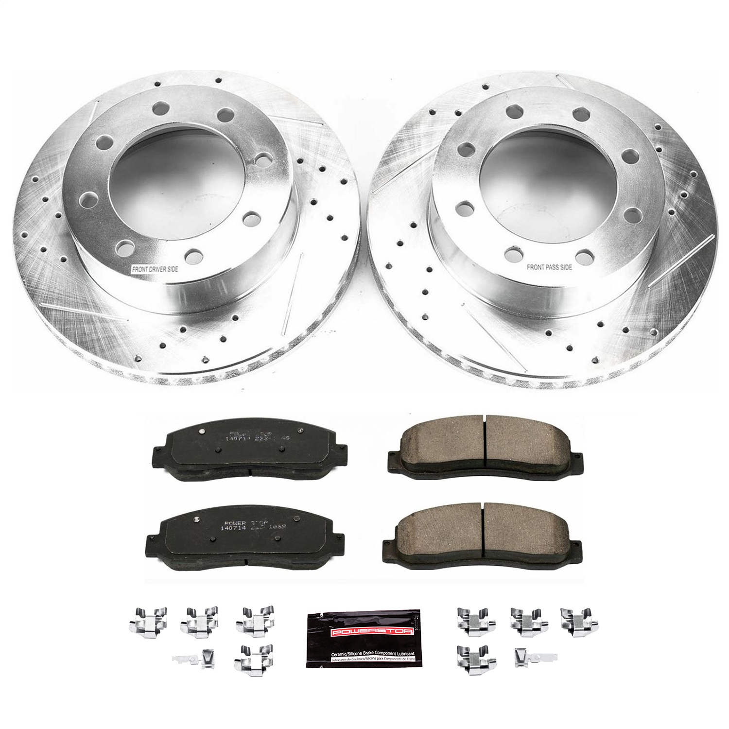 Power Stop - K1781 - Front - Disc Brake Pad and Rotor Kit