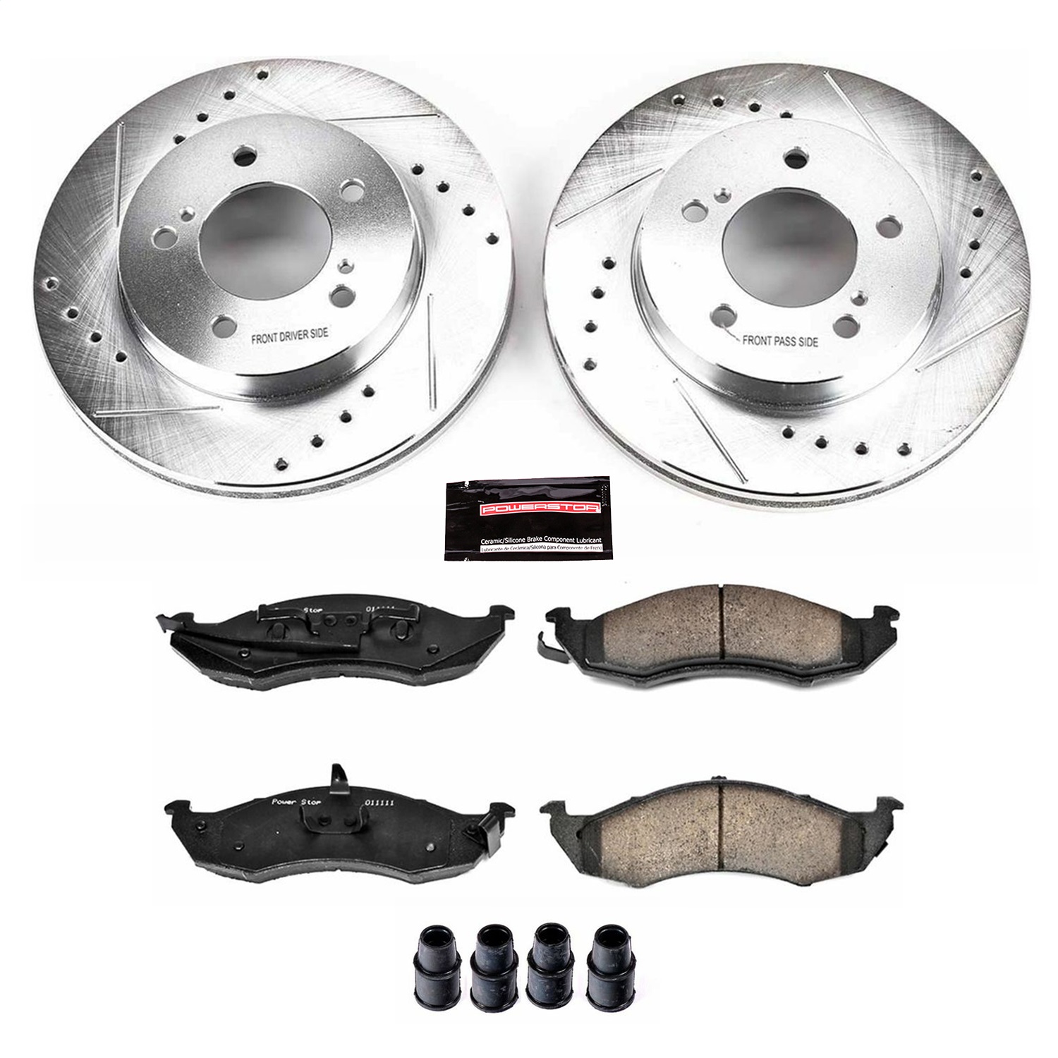 Power Stop - K1823 - Front - Disc Brake Pad and Rotor Kit