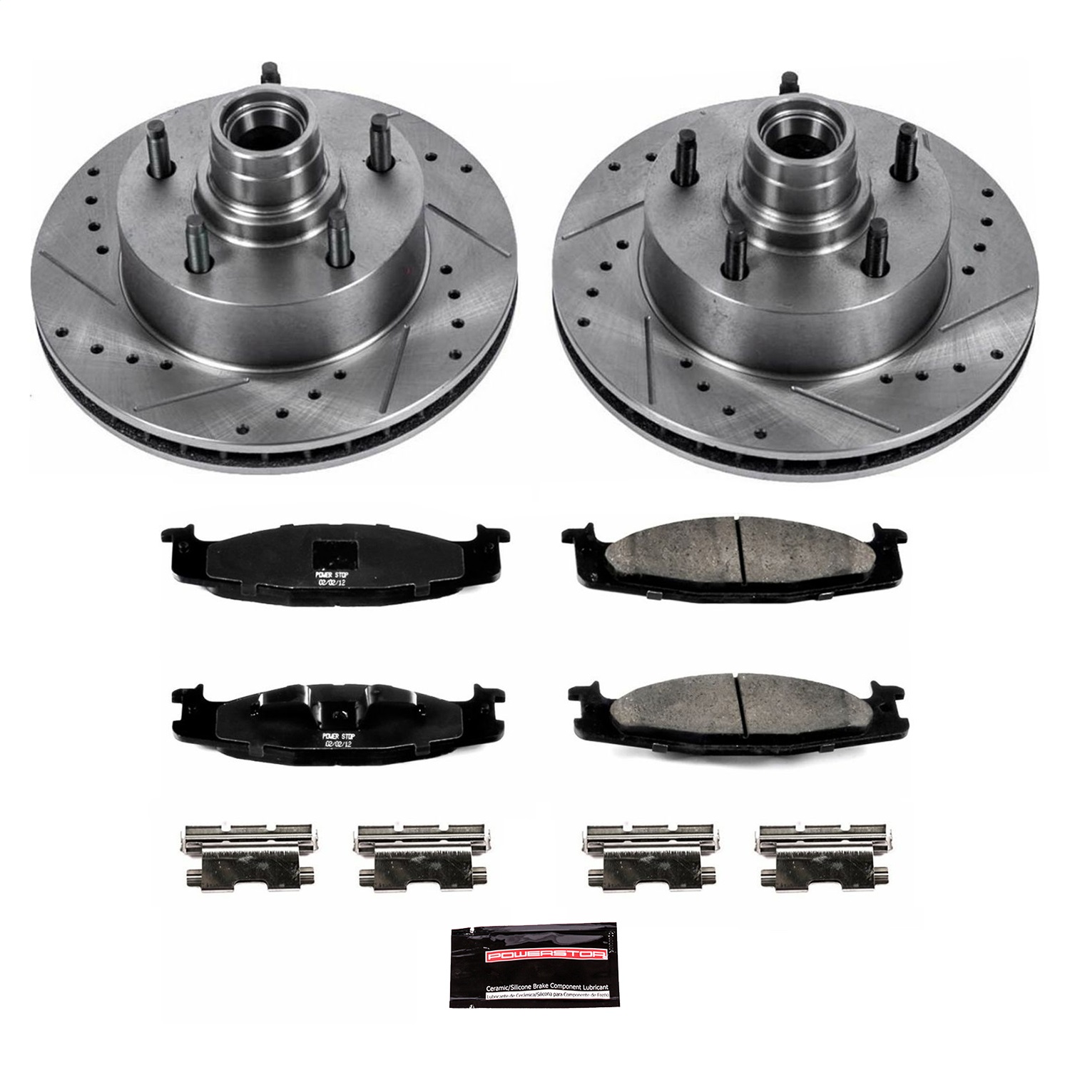 Power Stop - K1831 - Front - Disc Brake Pad and Rotor Kit