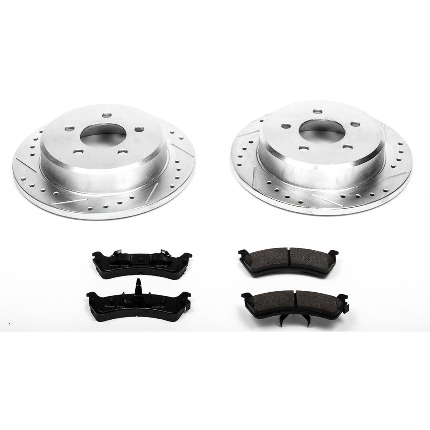 Power Stop - K1858 - Rear - Disc Brake Pad and Rotor Kit
