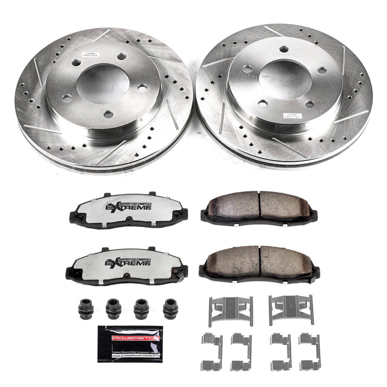 Power Stop - K1866-36 - Front - Disc Brake Pad and Rotor Kit