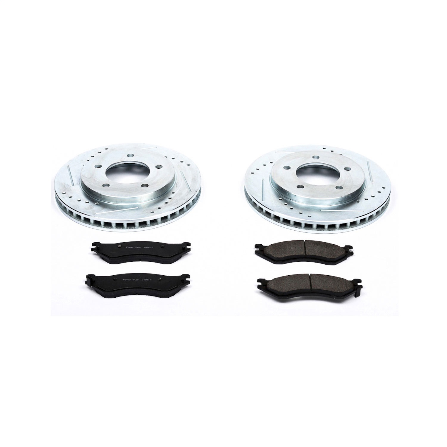Power Stop - K1869 - Front - Disc Brake Pad and Rotor Kit