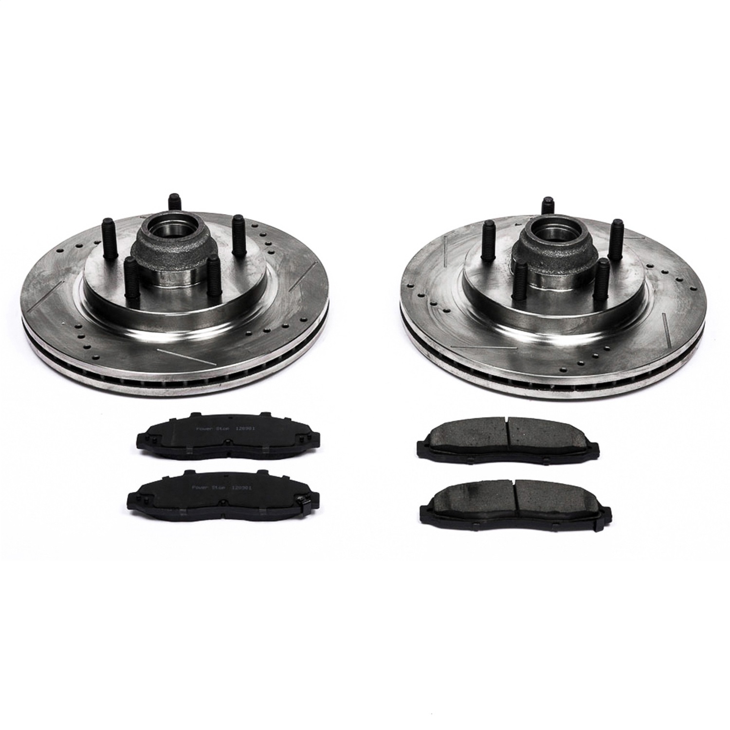 Power Stop - K1914 - Front - Disc Brake Pad and Rotor Kit