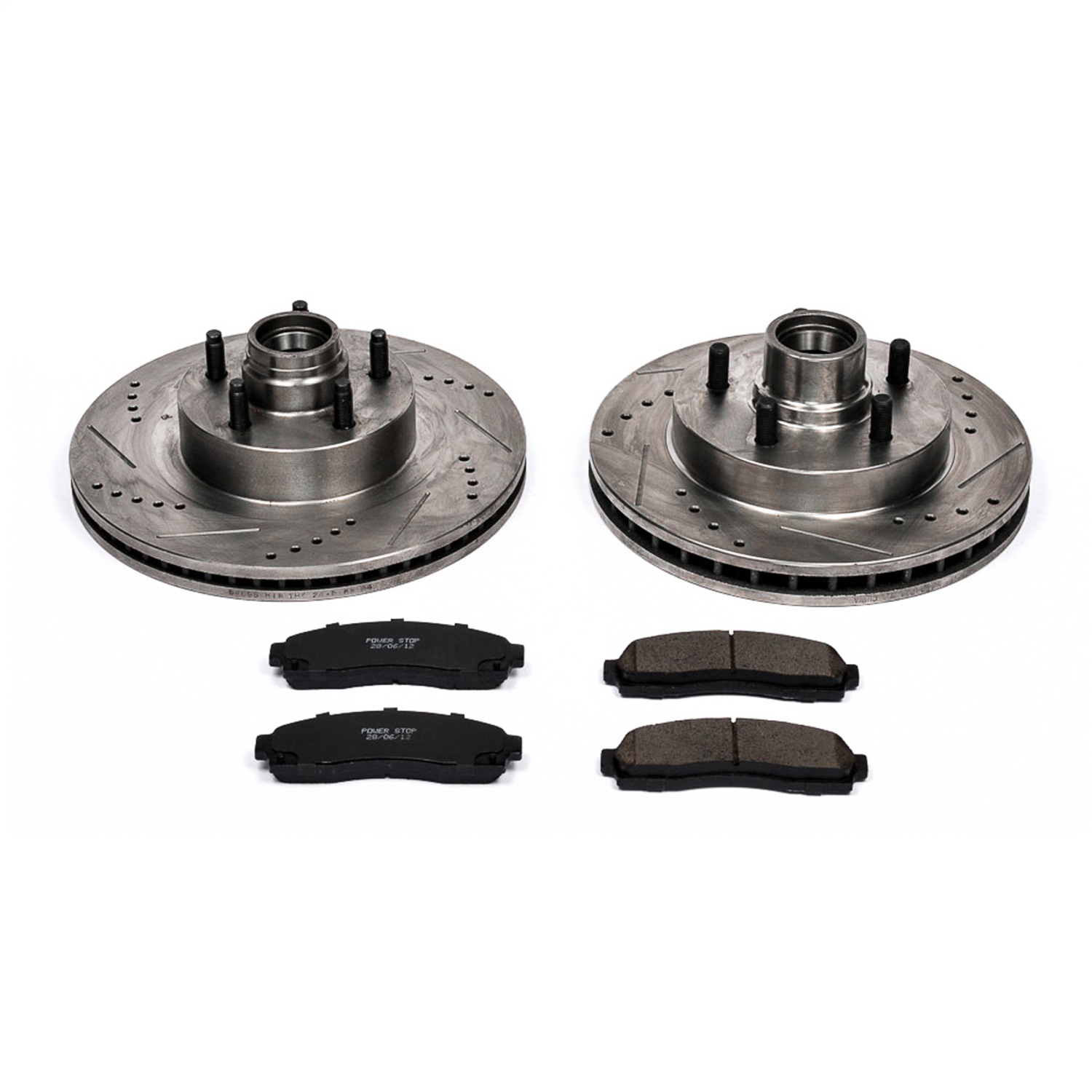 Power Stop - K1920 - Front - Disc Brake Pad and Rotor Kit