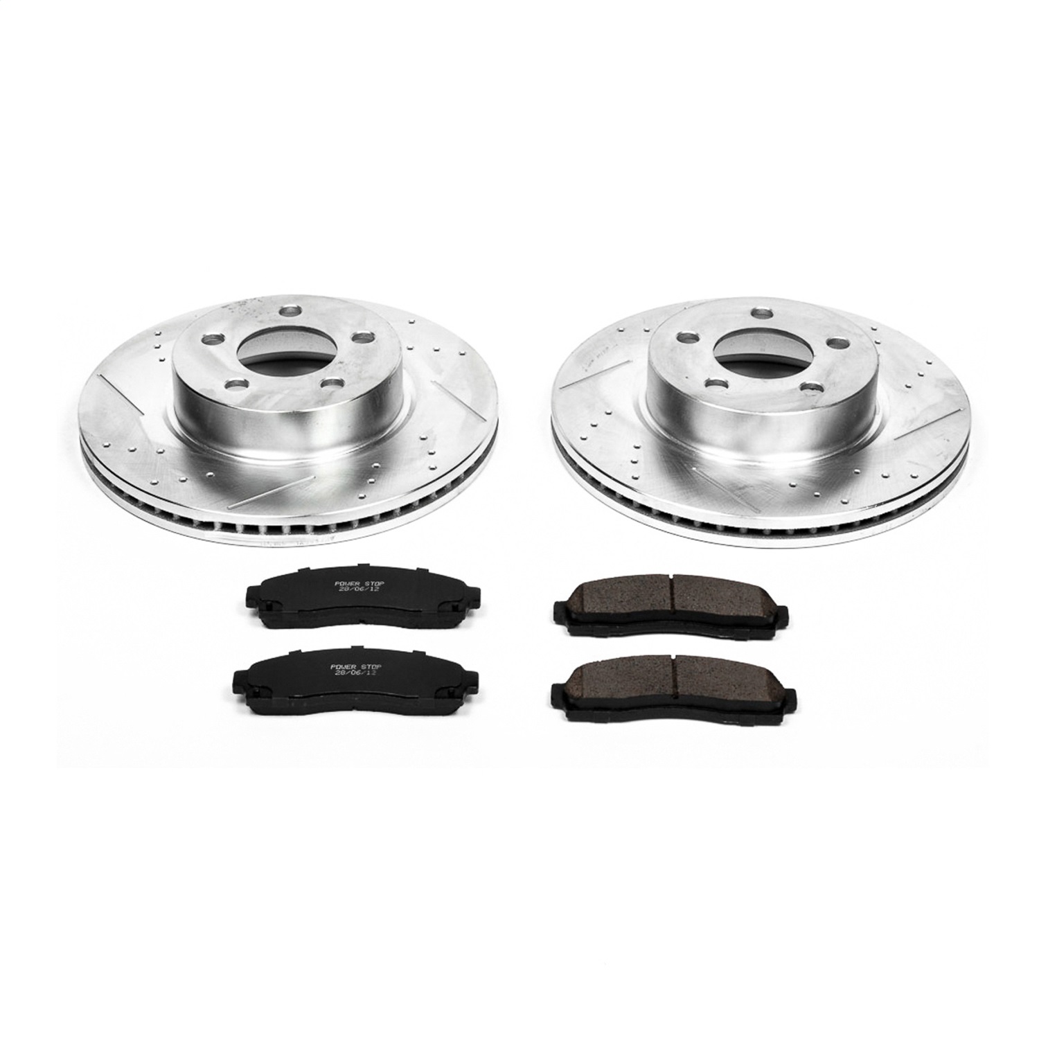 Power Stop - K1923 - Front - Disc Brake Pad and Rotor Kit