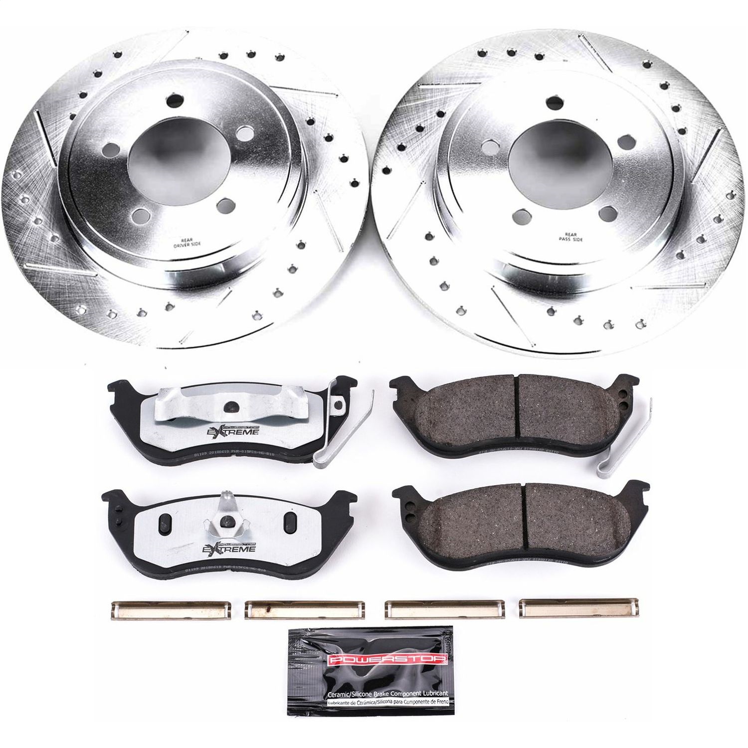 Power Stop - K1929-36 - Rear - Disc Brake Pad and Rotor Kit