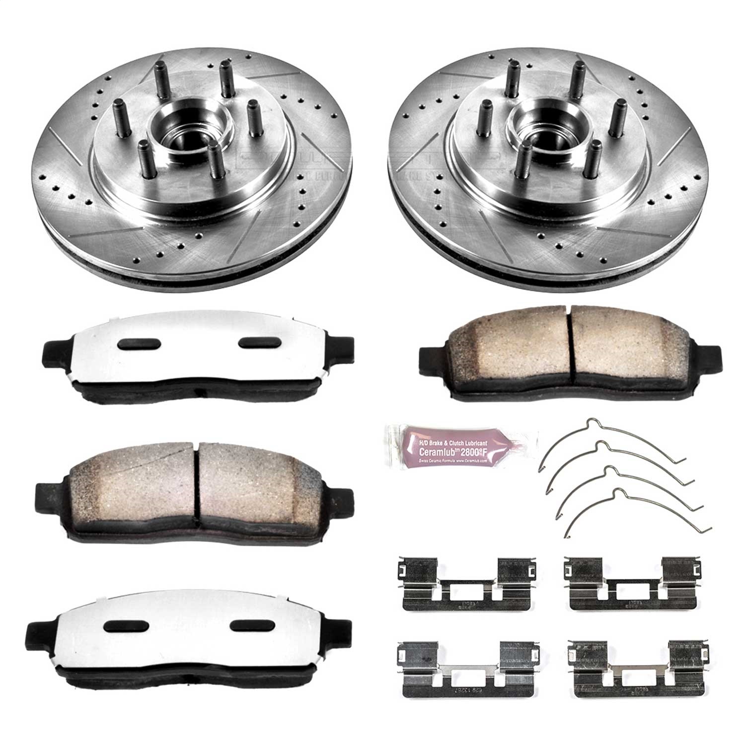 Power Stop - K1939-36 - Front - Disc Brake Pad and Rotor Kit