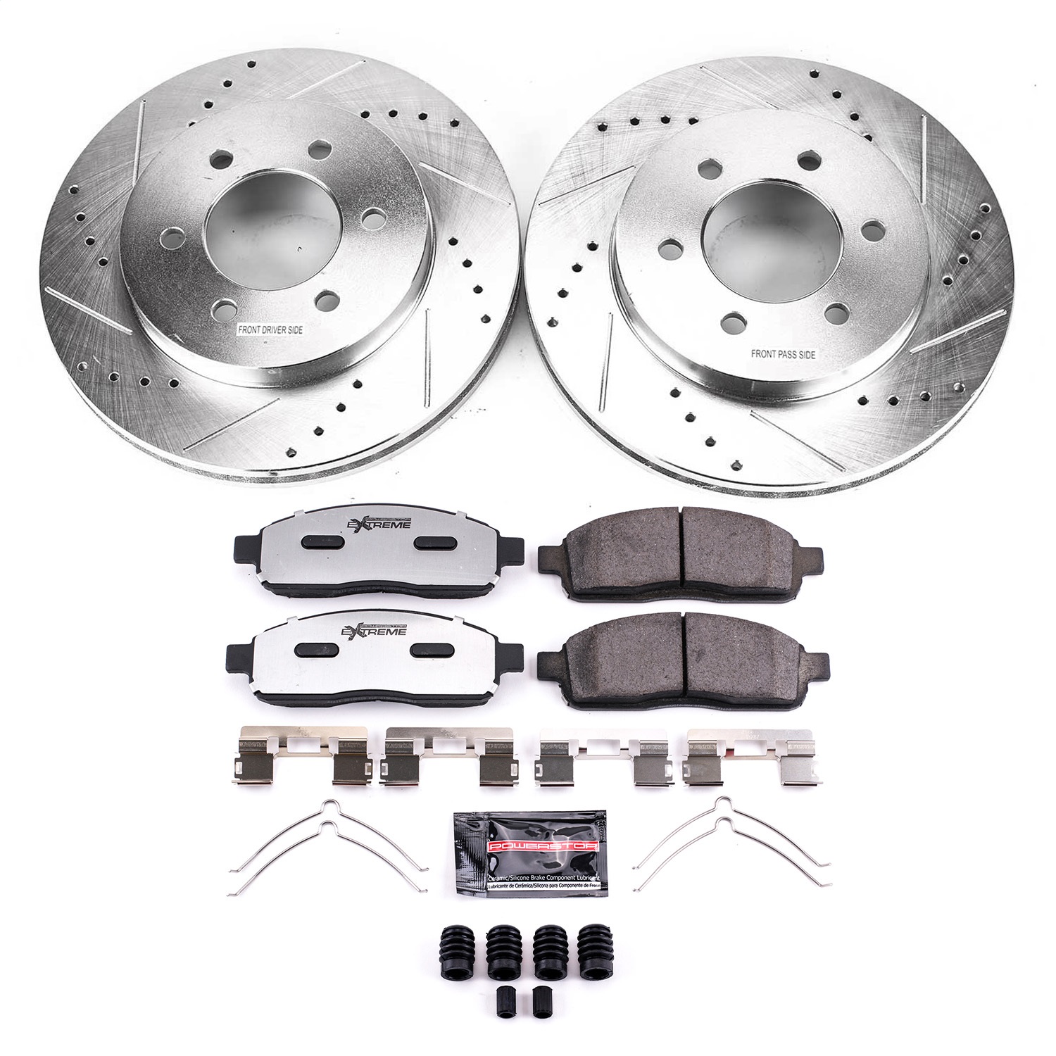 Power Stop - K1943-36 - Front - Disc Brake Pad and Rotor Kit