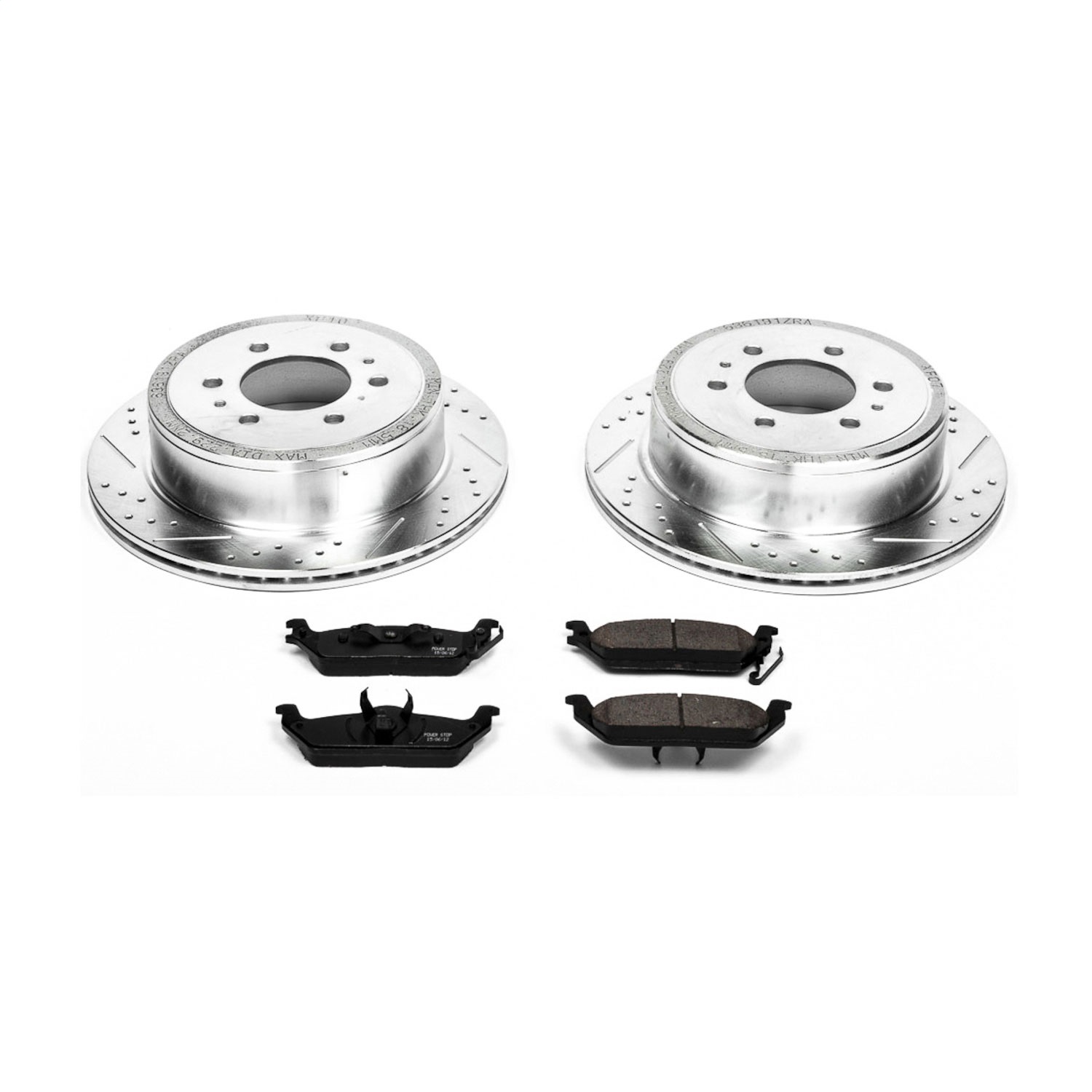 Power Stop - K1950 - Rear - Disc Brake Pad and Rotor Kit