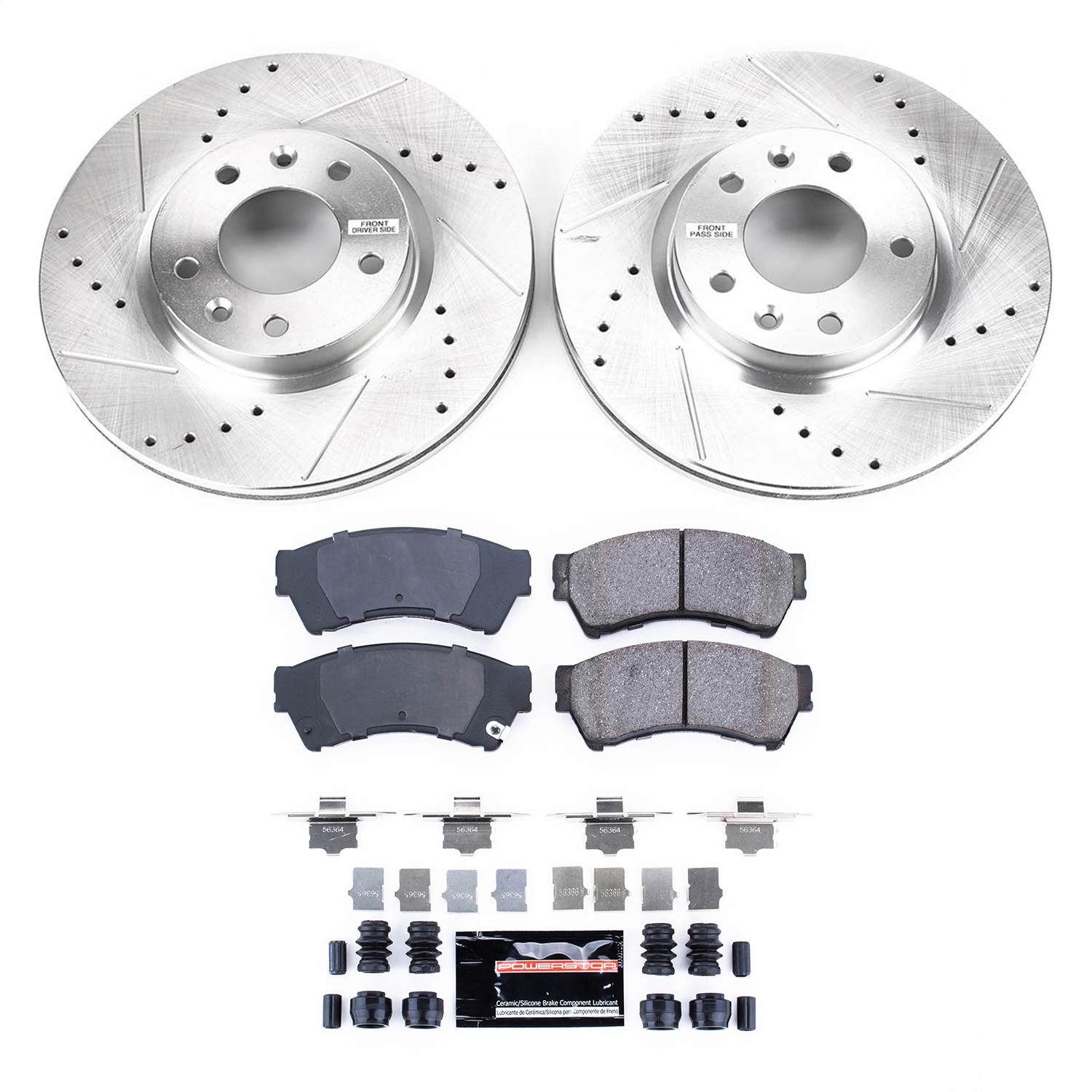 Power Stop - K199 - Front - Disc Brake Pad and Rotor Kit