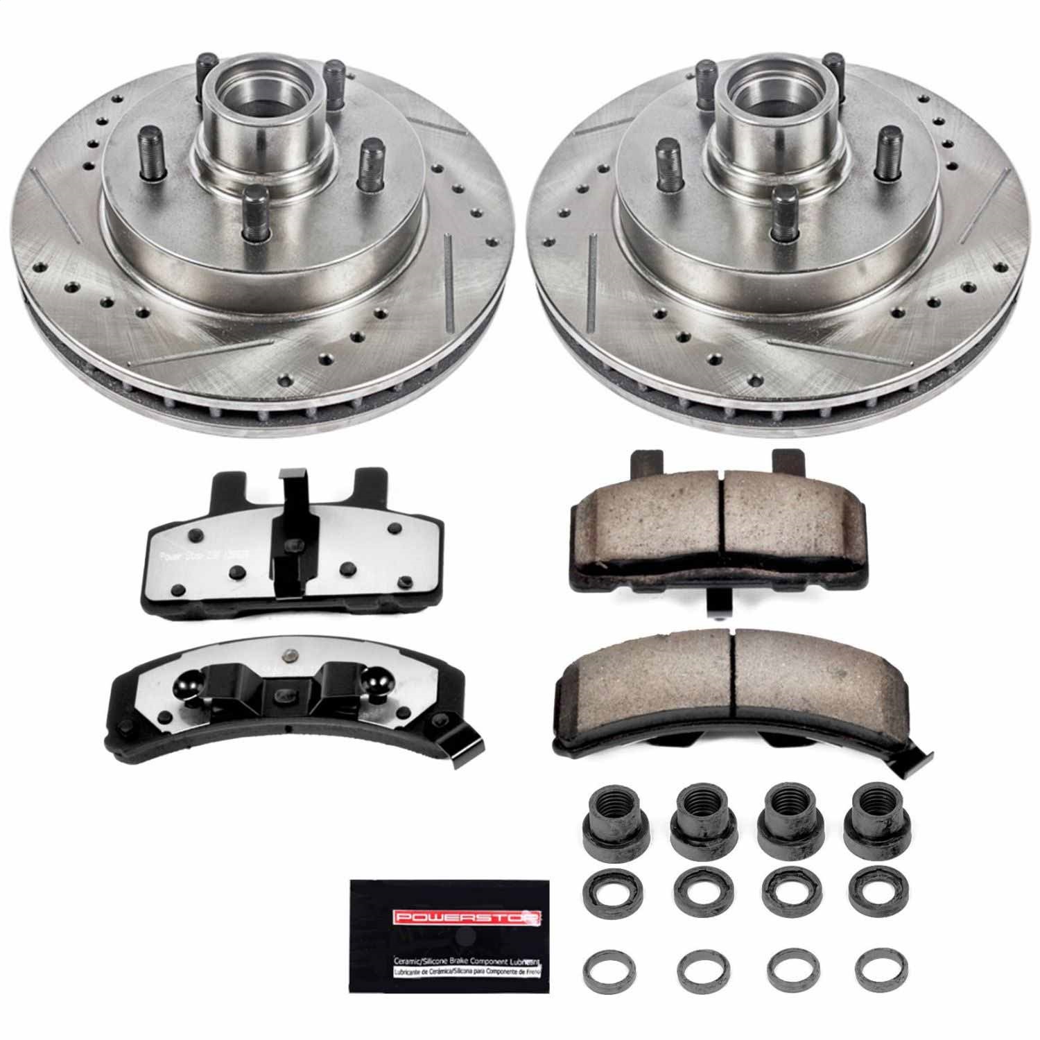 Power Stop - K1990-36 - Front - Disc Brake Pad and Rotor Kit
